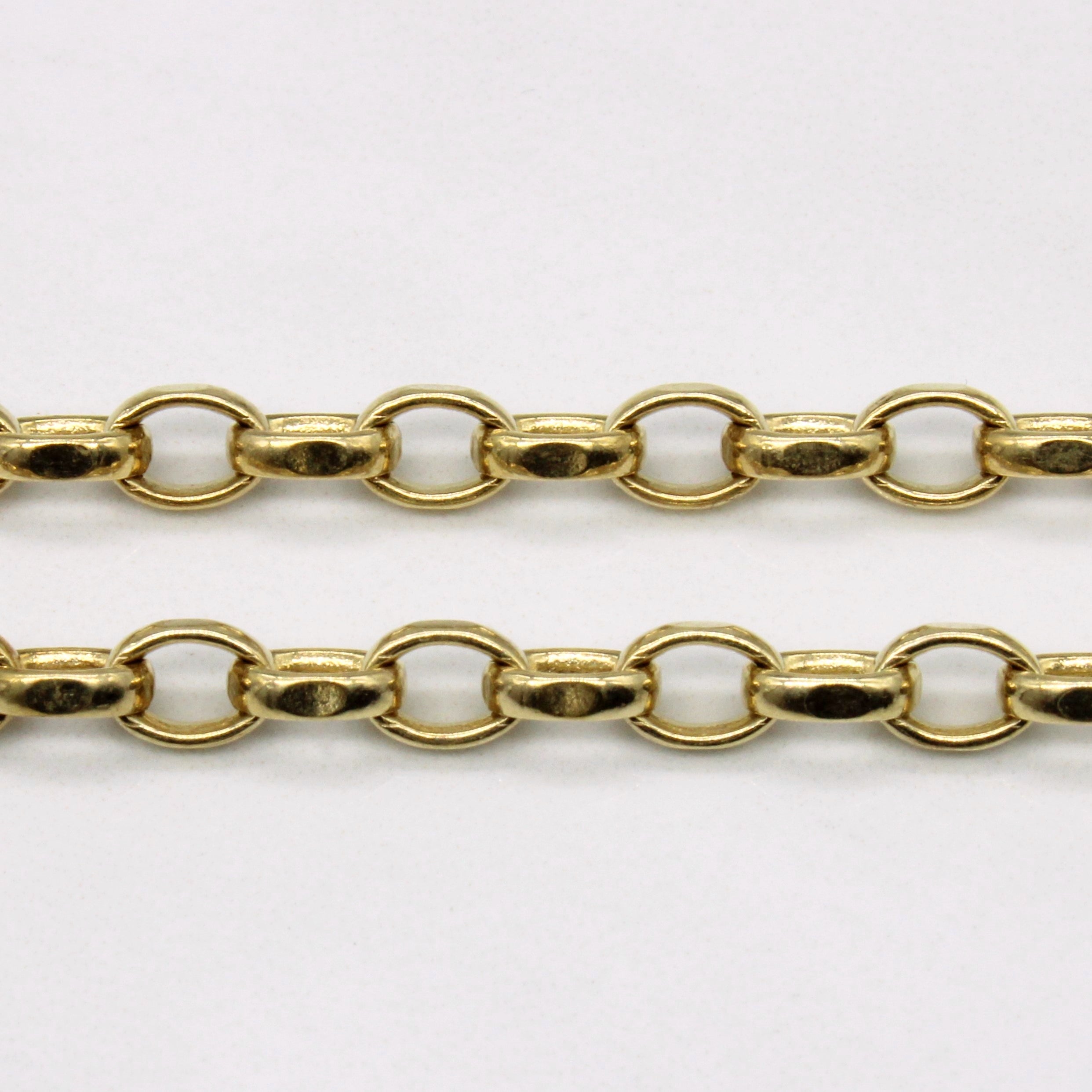 9k Yellow Gold Oval Link Chain | 20" |