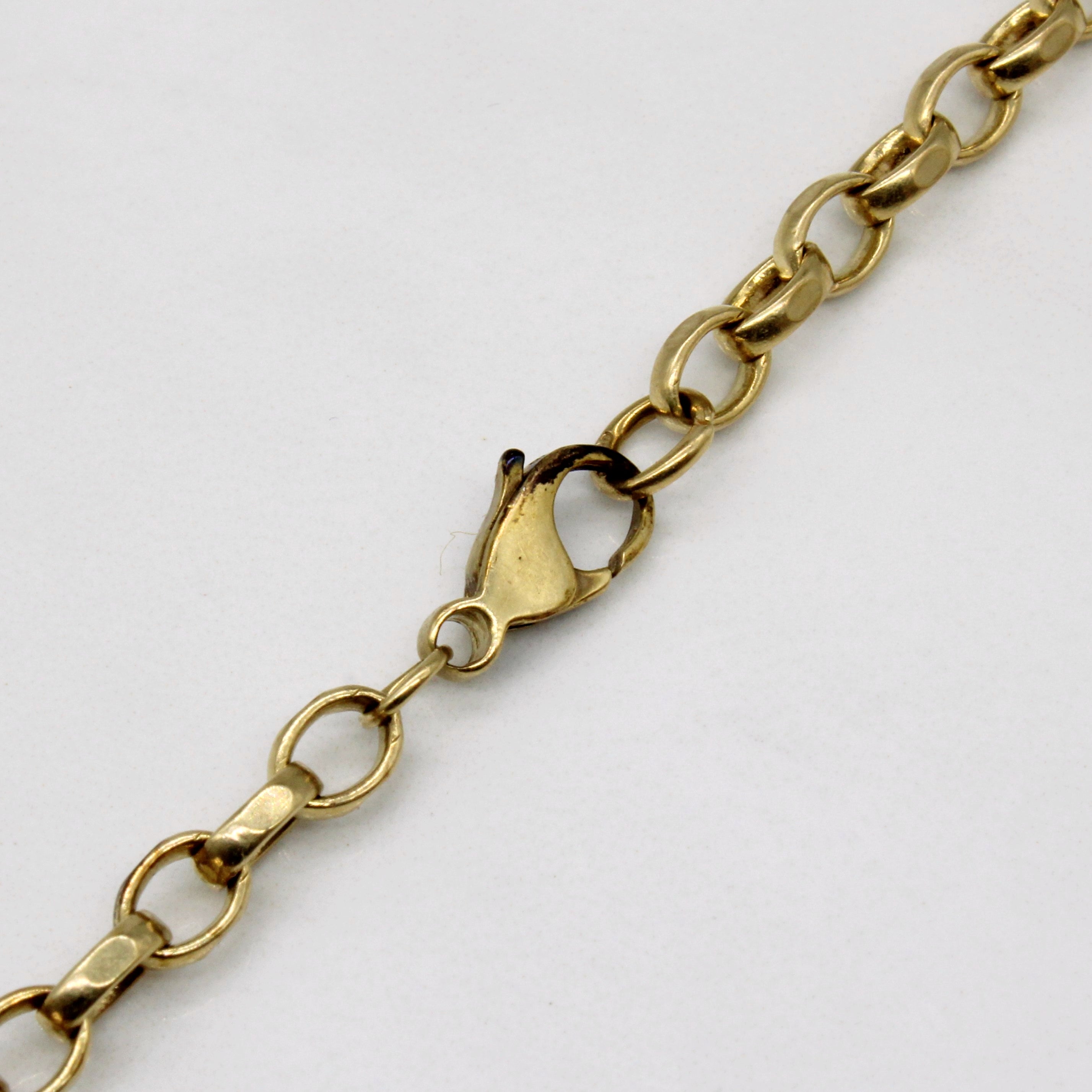 9k Yellow Gold Oval Link Chain | 20" |