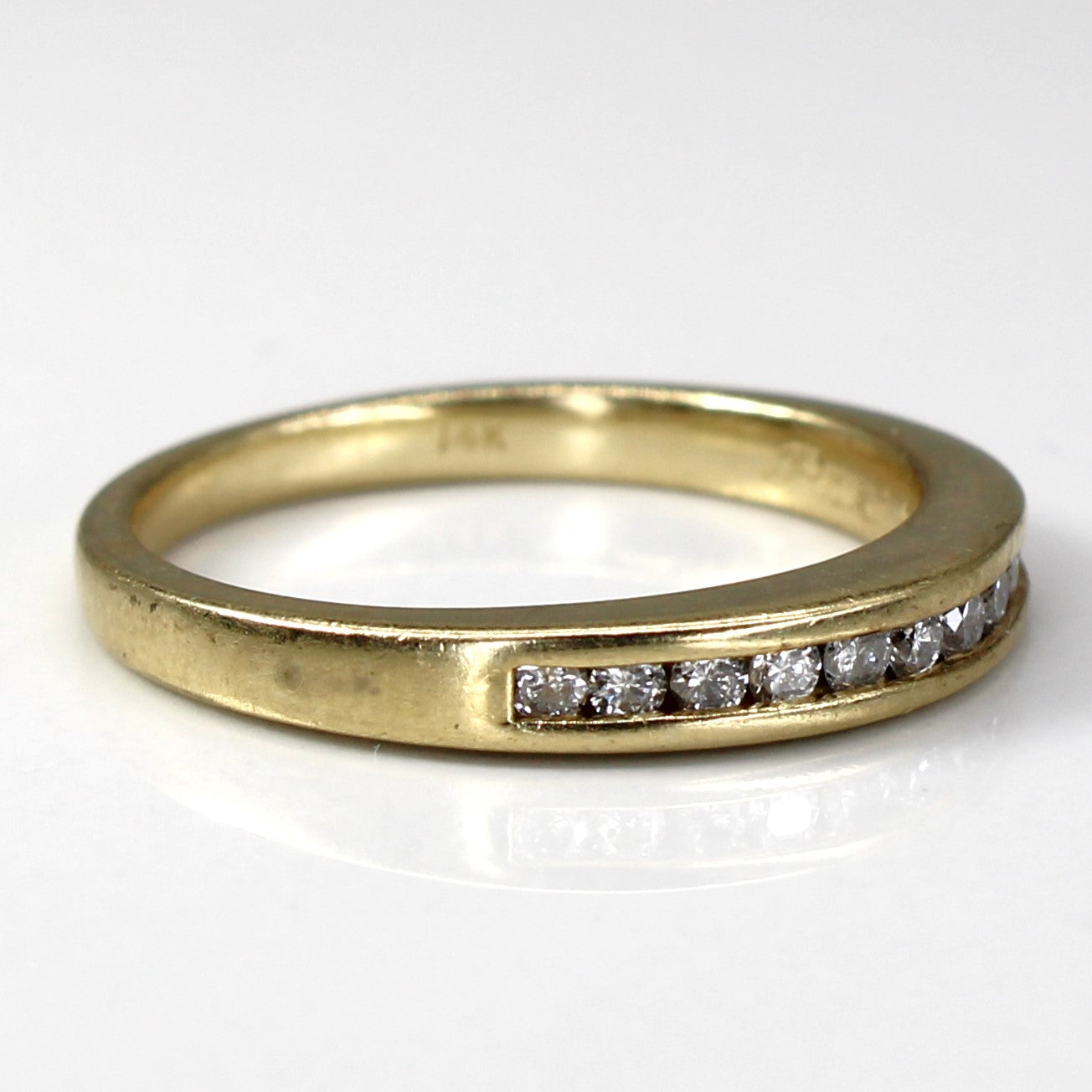 Channel Set Diamond Band | 0.18ctw | SZ 7 |