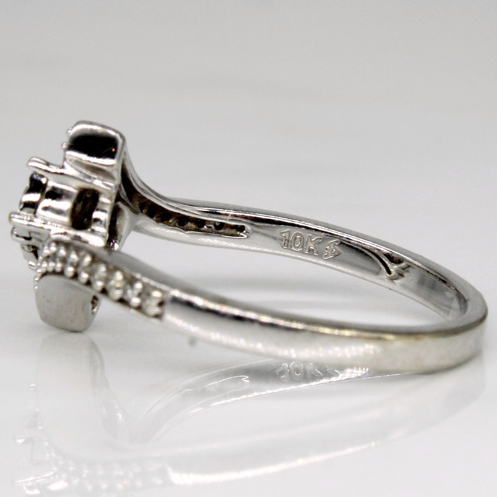 Diamond Bypass Ring | 0.24ctw | SZ 6.5 |