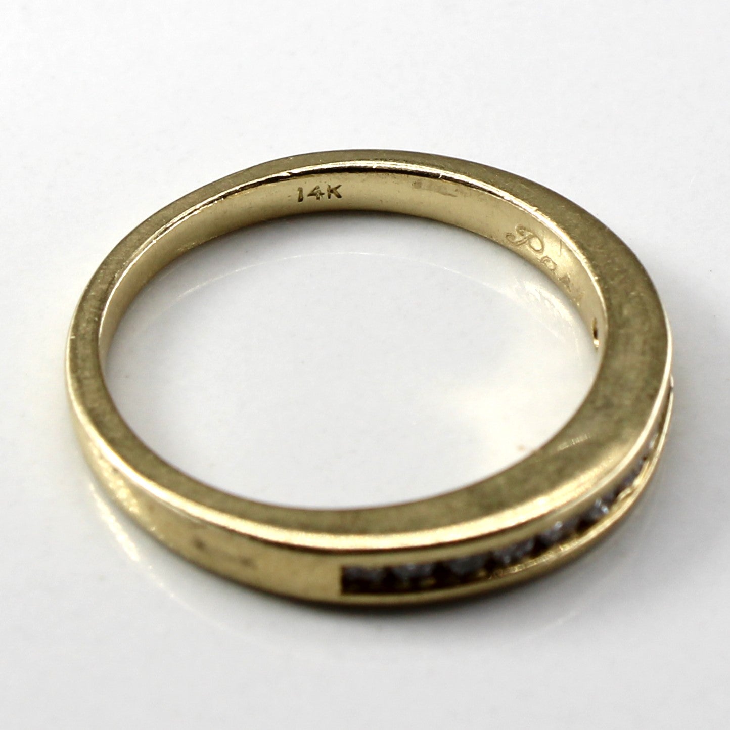 Channel Set Diamond Band | 0.18ctw | SZ 7 |