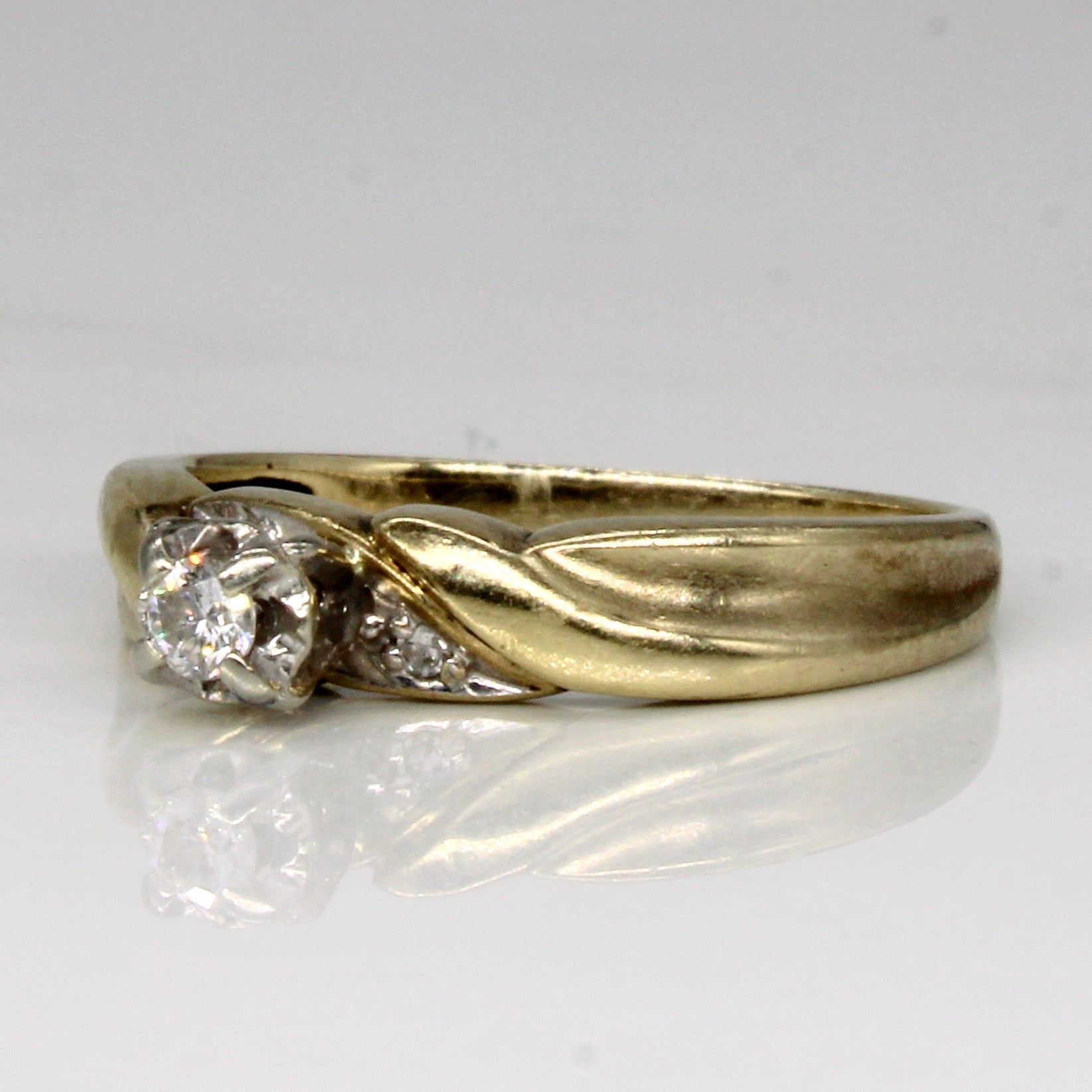 High Set Diamond Ring | 0.07ctw | SZ 6 |