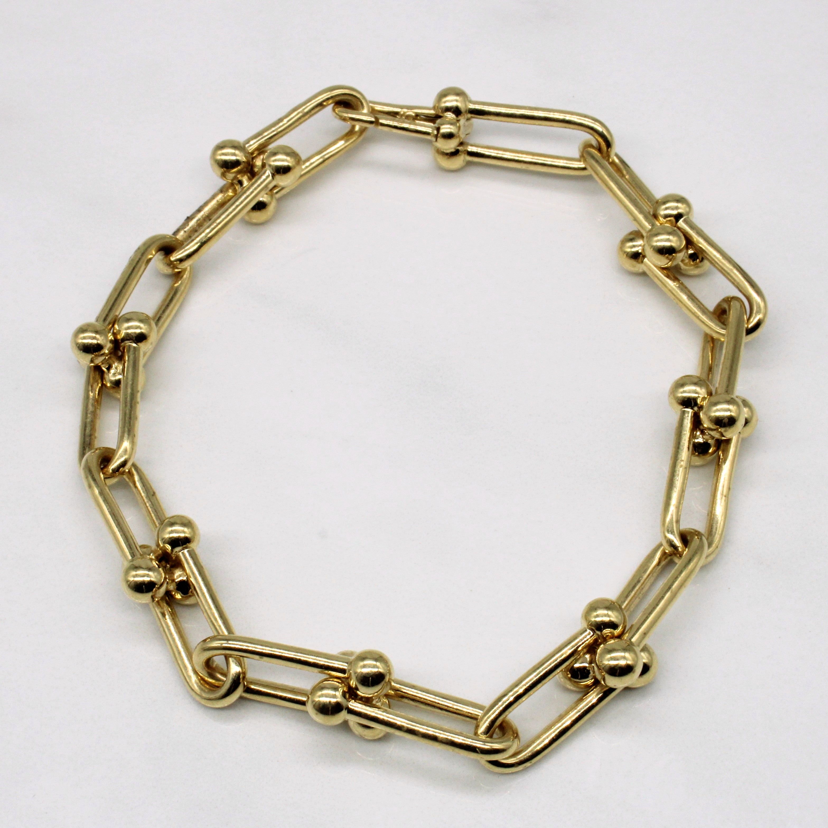 Bracelet en or jaune 18 carats | 8 pouces |