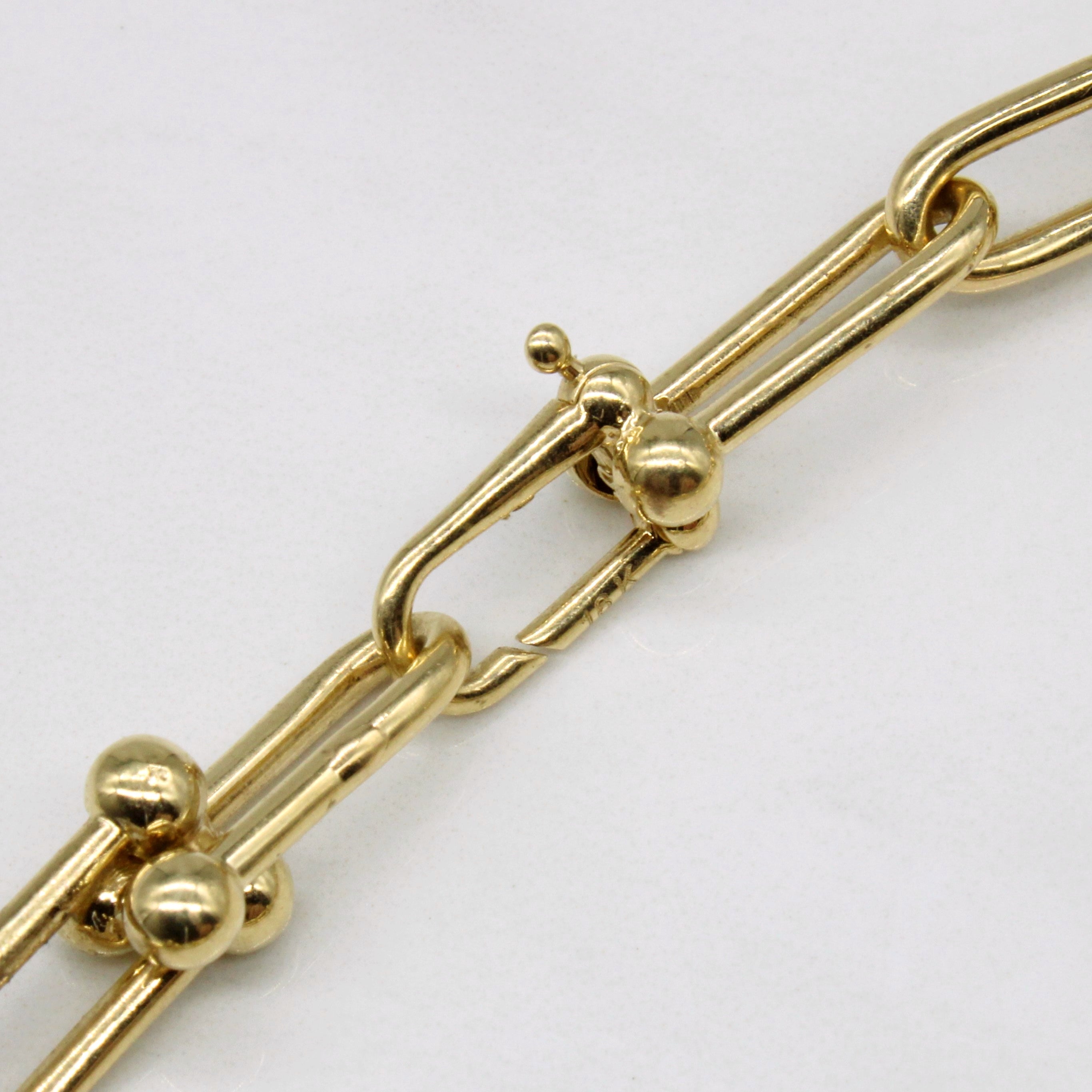 Bracelet en or jaune 18 carats | 8 pouces |