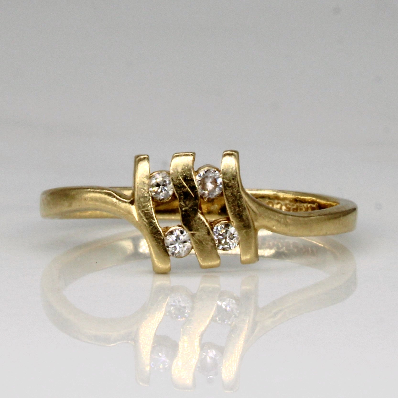 Channel Set Diamond Ring | 0.04ctw | SZ 4.75 |