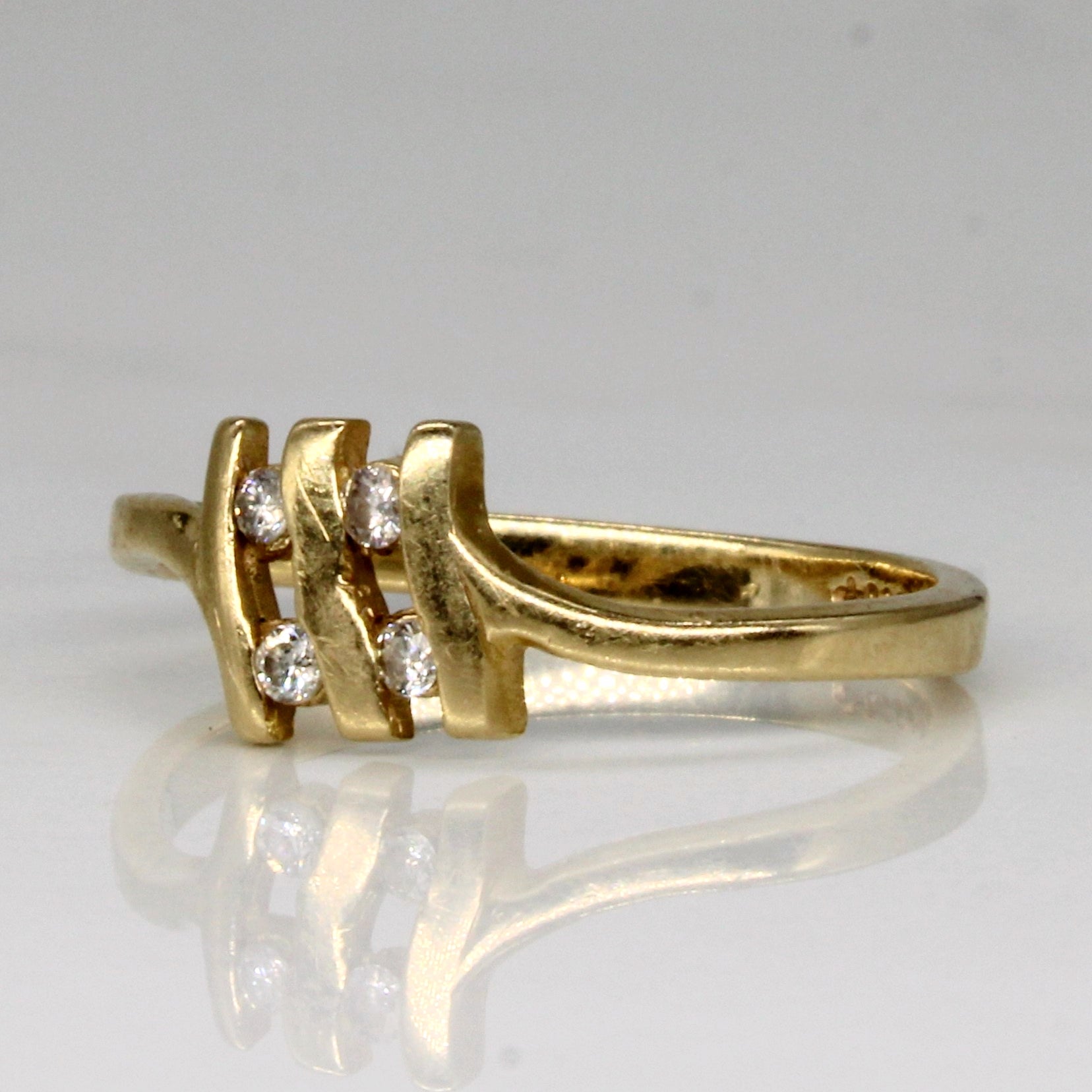 Channel Set Diamond Ring | 0.04ctw | SZ 4.75 |
