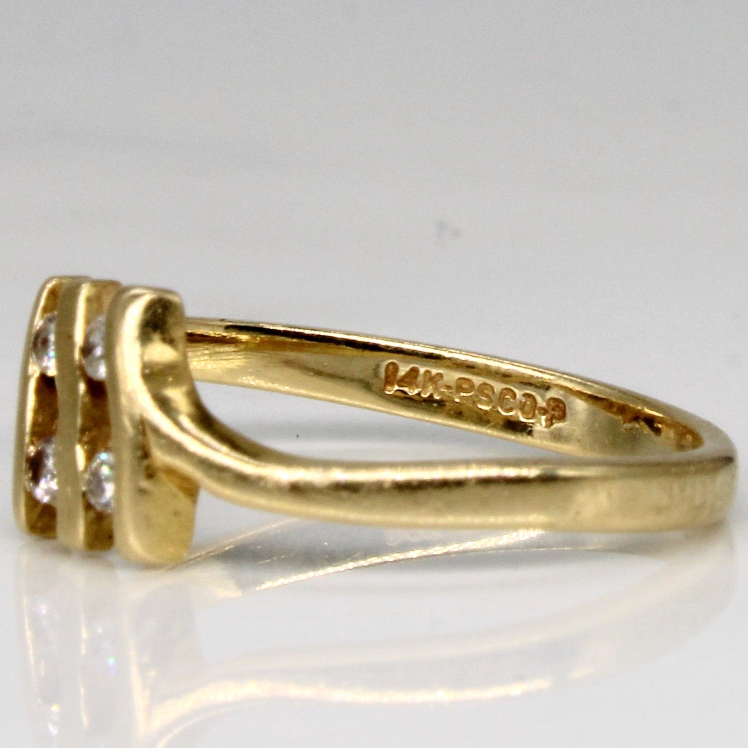 Channel Set Diamond Ring | 0.04ctw | SZ 4.75 |