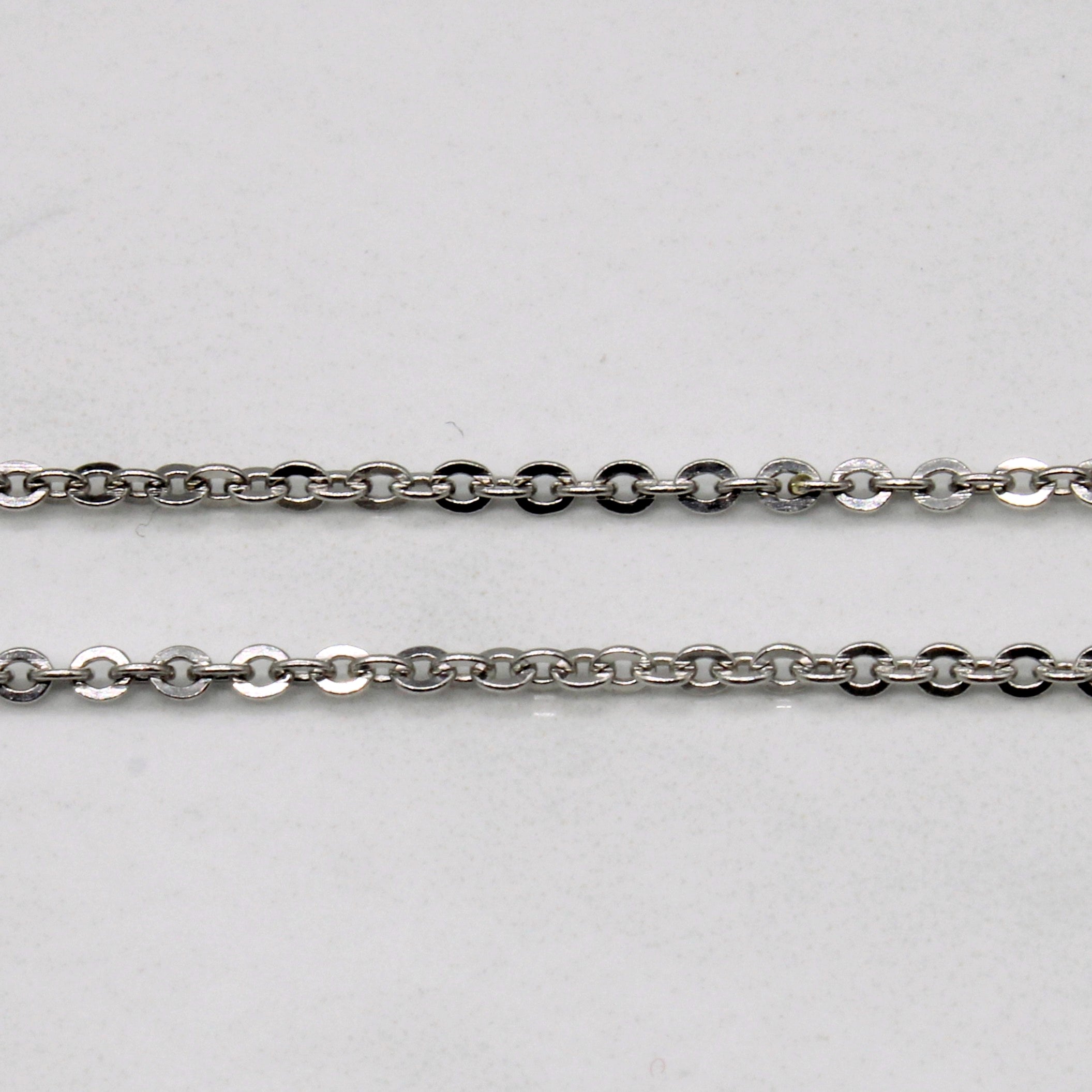 Bezel Set Diamond Necklace | 0.40ct | 20" |
