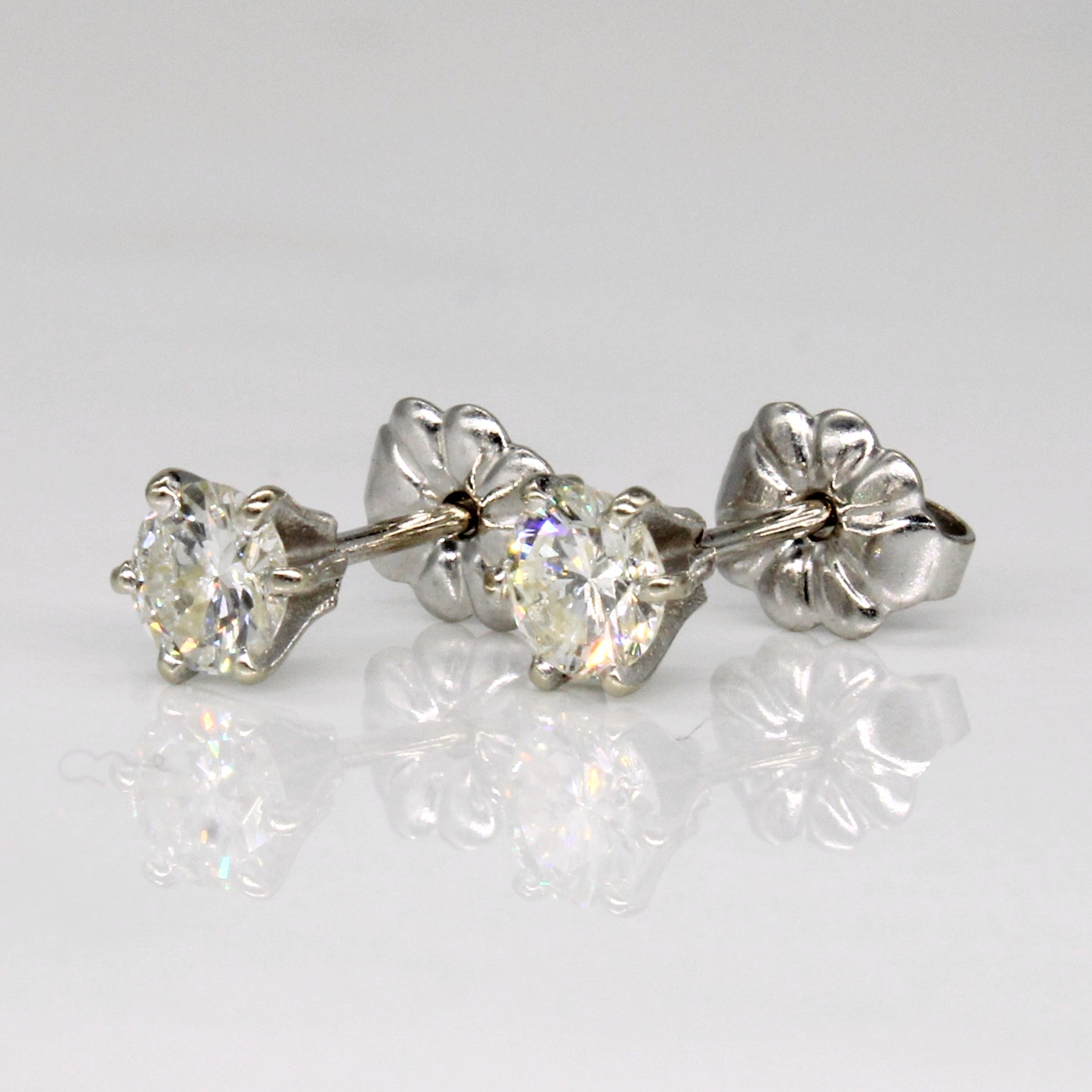 Diamond Stud 14k Earrings | 0.54ctw SI1/2 H/I |