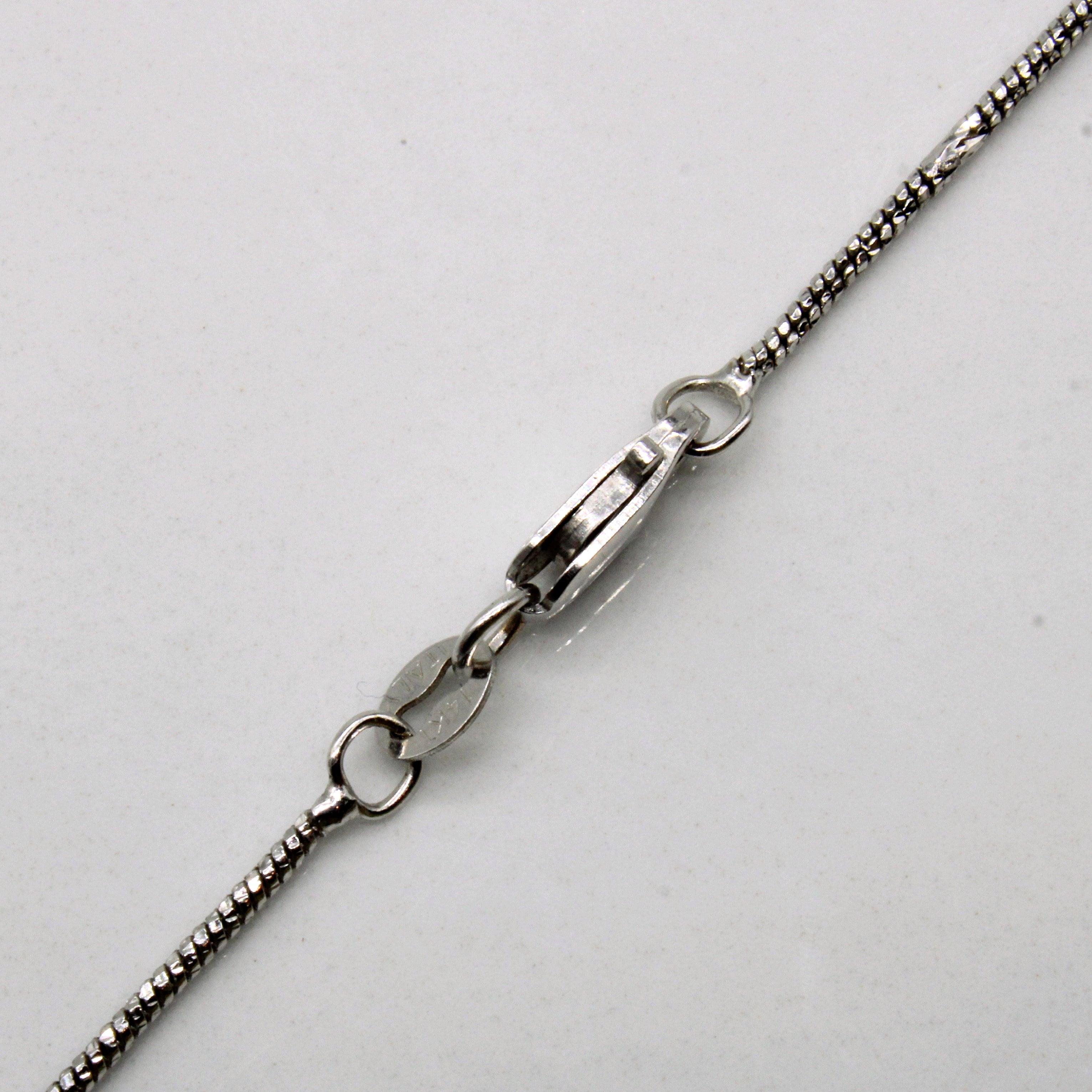 Diamond Butterfly Pendant & Necklace | 0.20ctw | 16" |