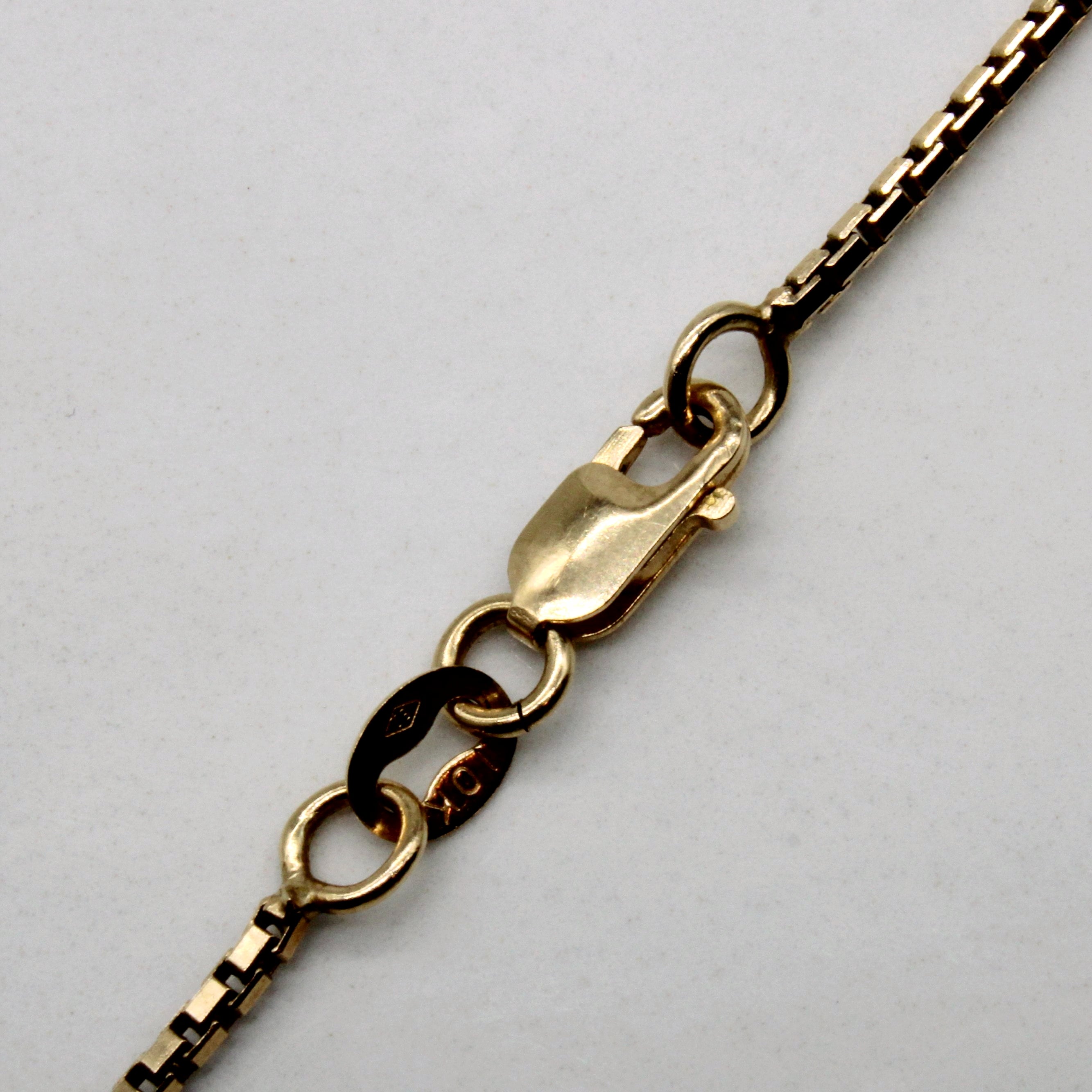 Diamond Heart Pendant Necklace | 0.01ct | 20" |