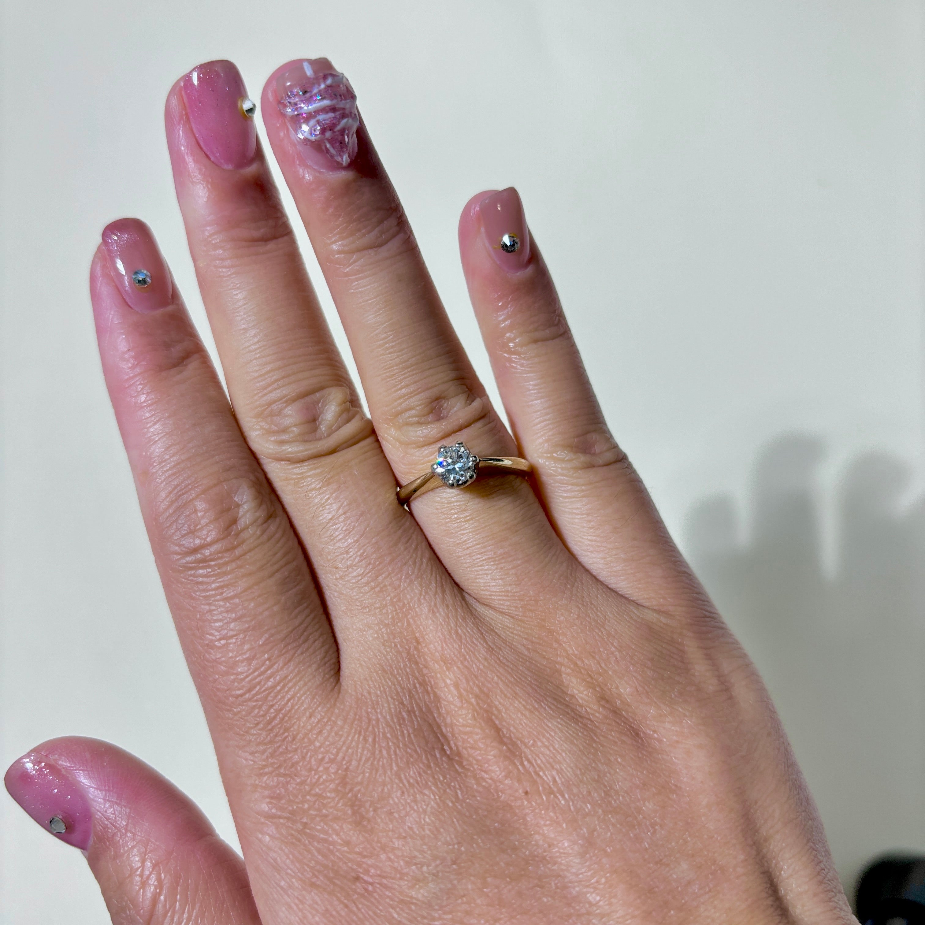 14K Yellow Gold Solitaire Diamond Ring | 0.50ct | SZ 7 |