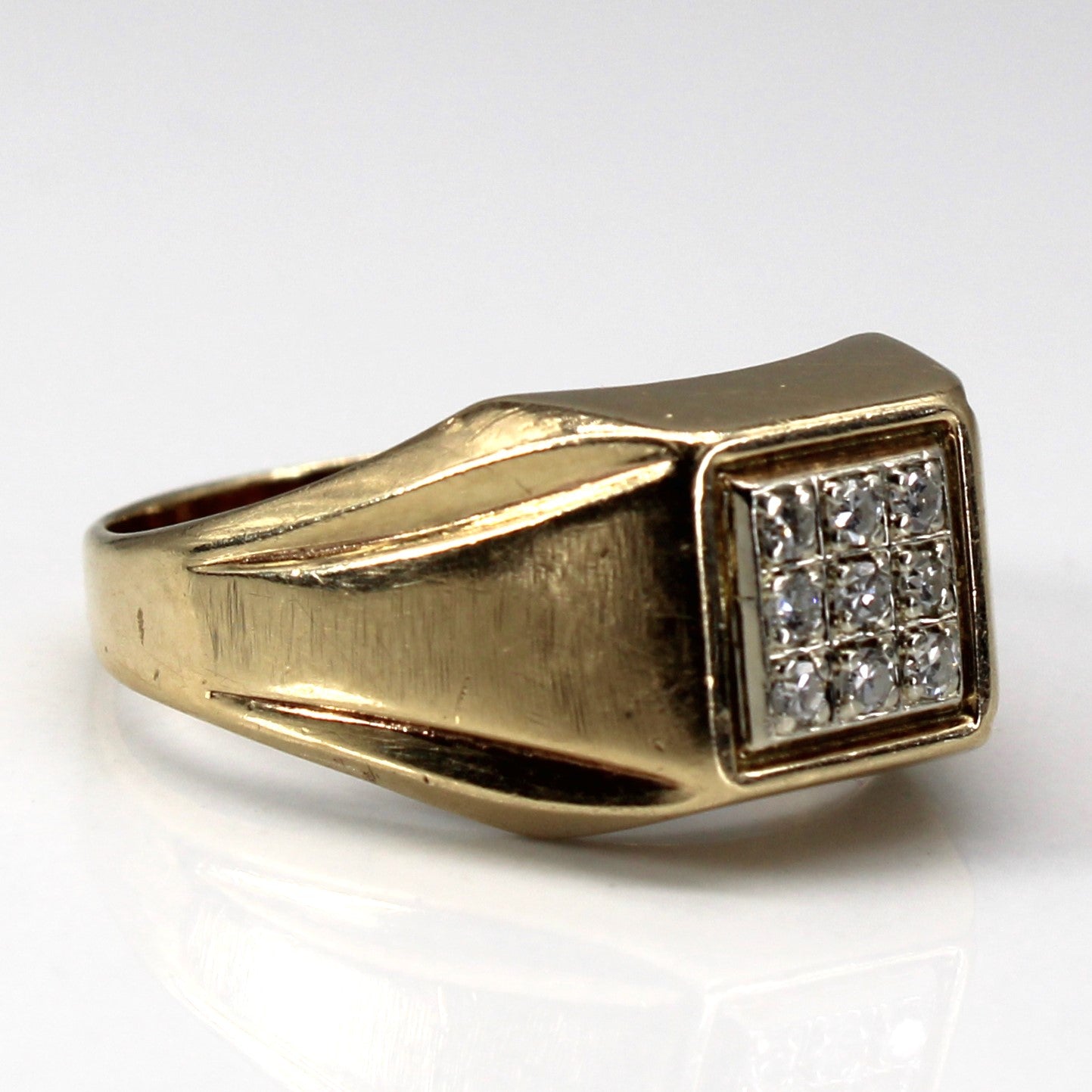 Cluster Set Diamond Ring | 0.09ctw | SZ 9.5 |