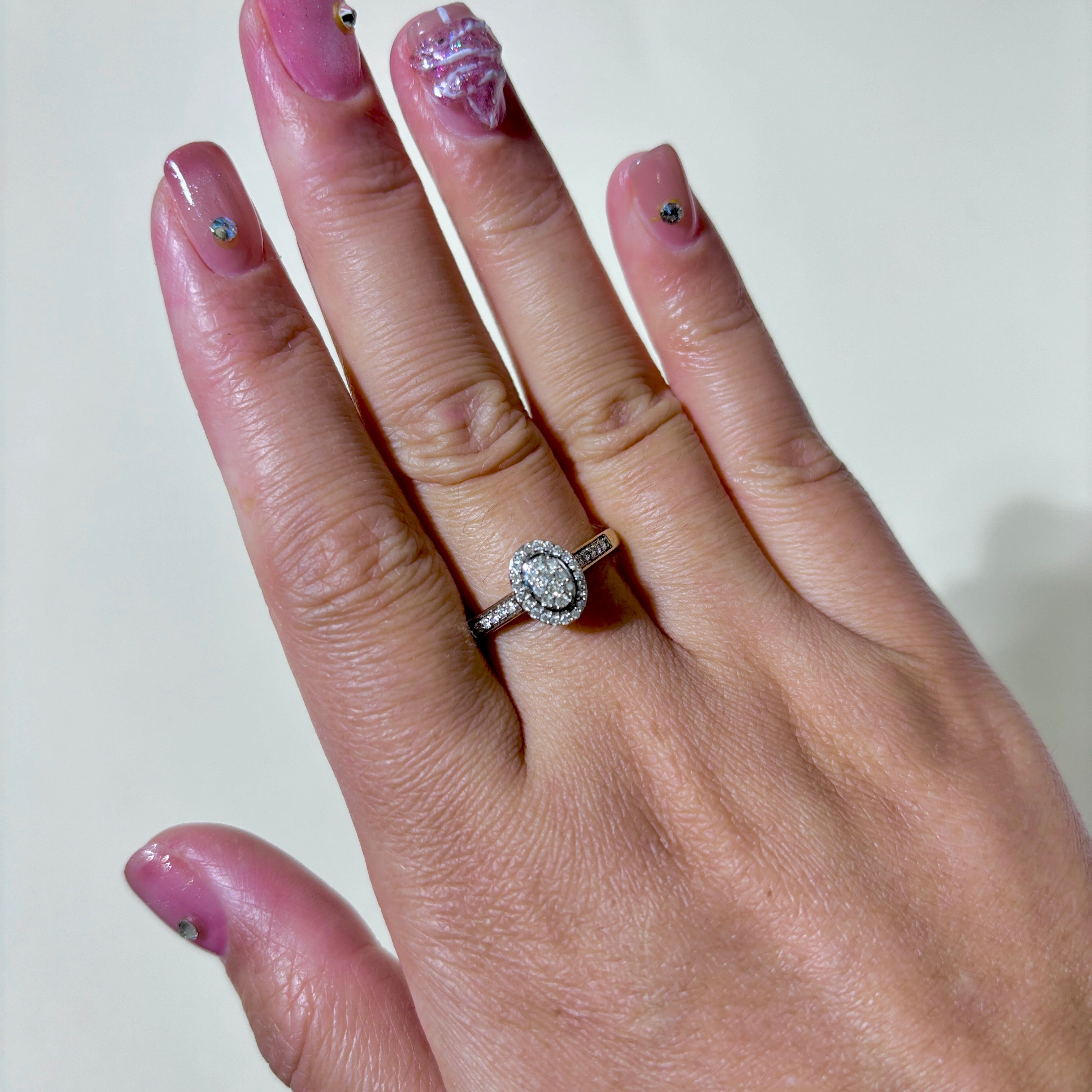 10K Yellow Gold Diamond Cluster Ring | 0.34ctw | SZ 9.25