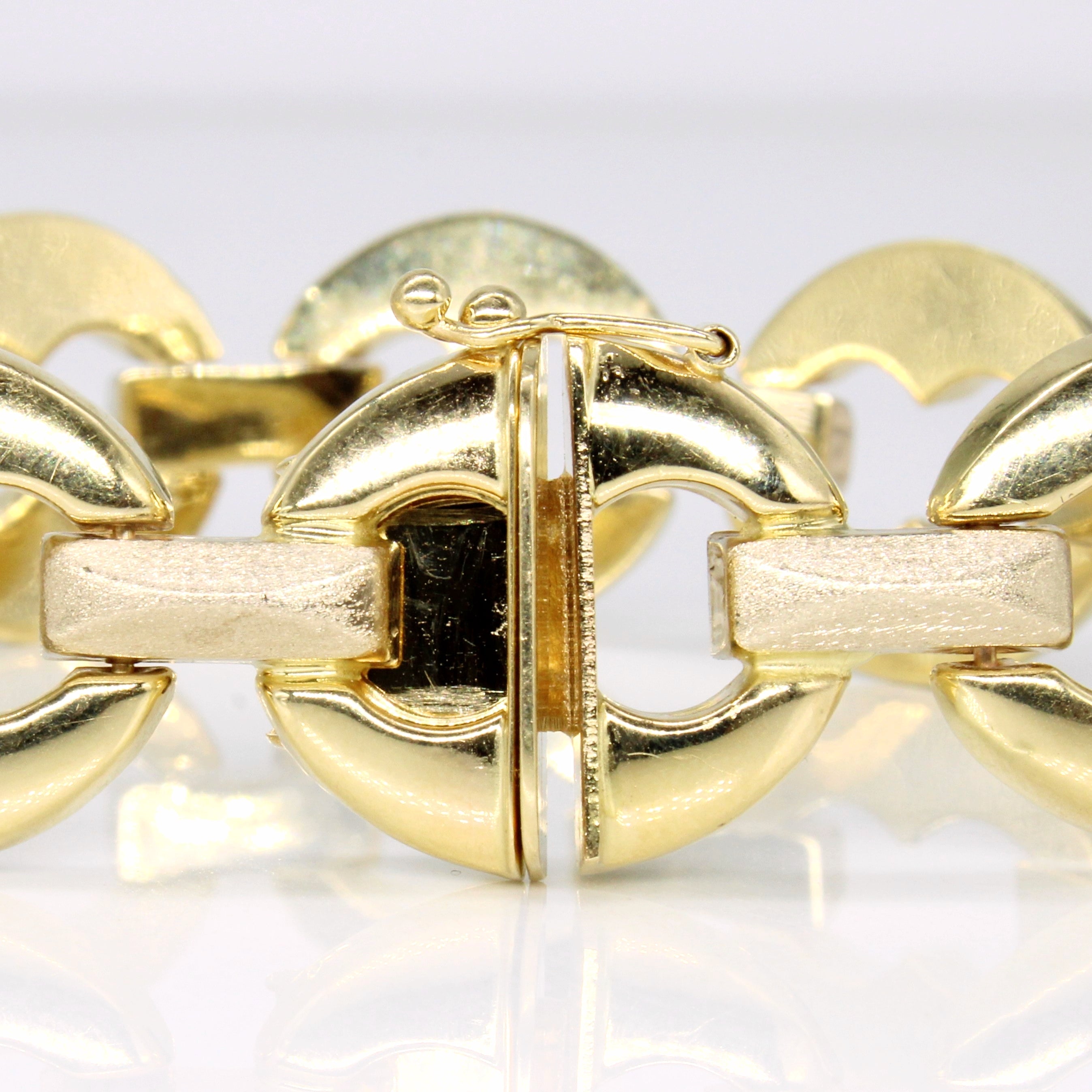 18k Tri Tone Gold Bracelet | 8" |
