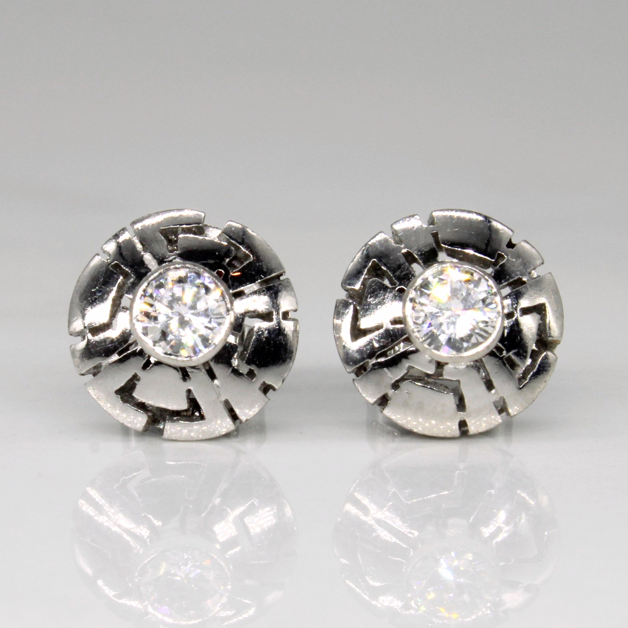 Diamond Stud 18k Earrings | 0.36ctw |