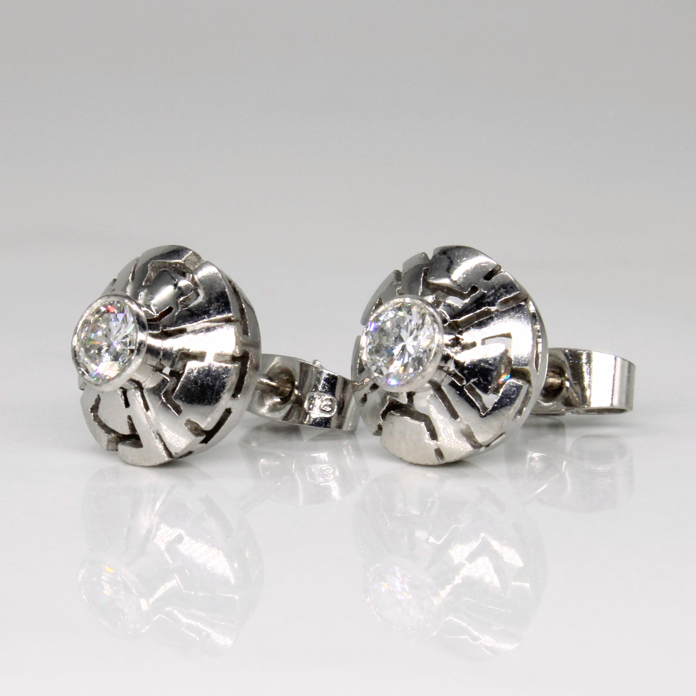 Diamond Stud 18k Earrings | 0.36ctw |