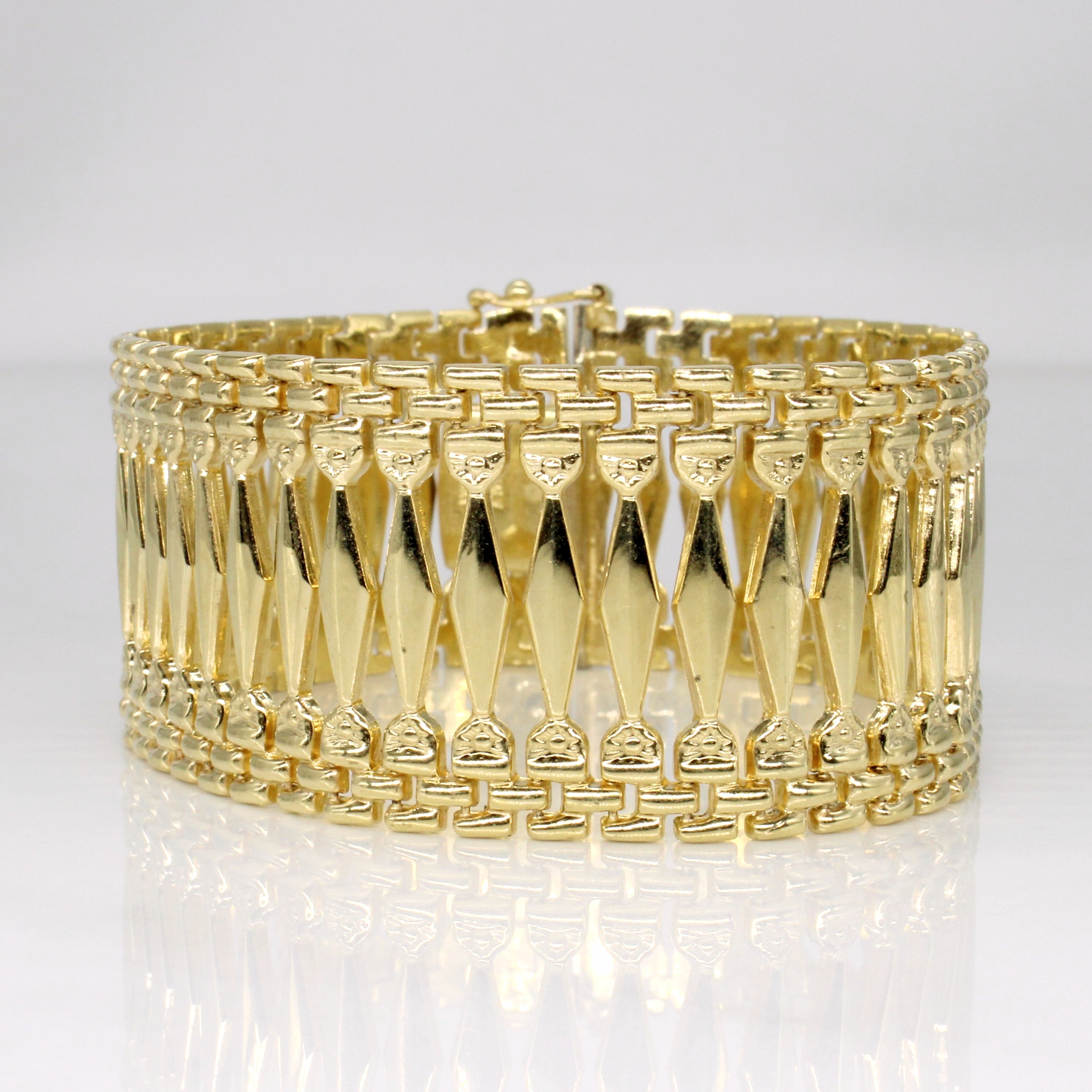 14k Yellow Gold Bracelet | 7" |