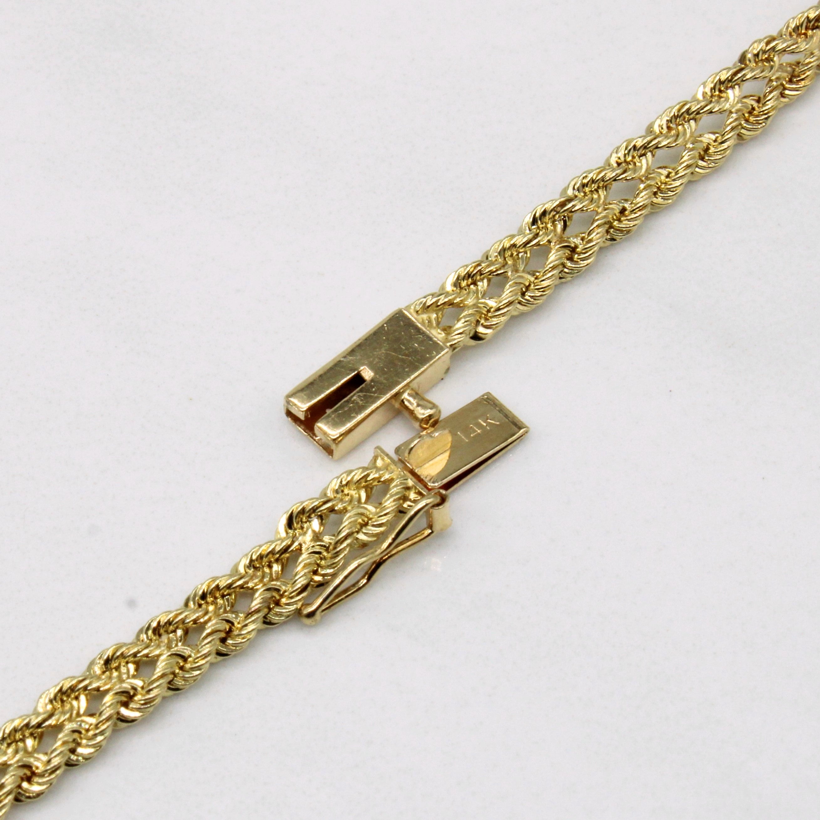 Diamond Rope Chain Necklace | 0.22ctw | 16" |