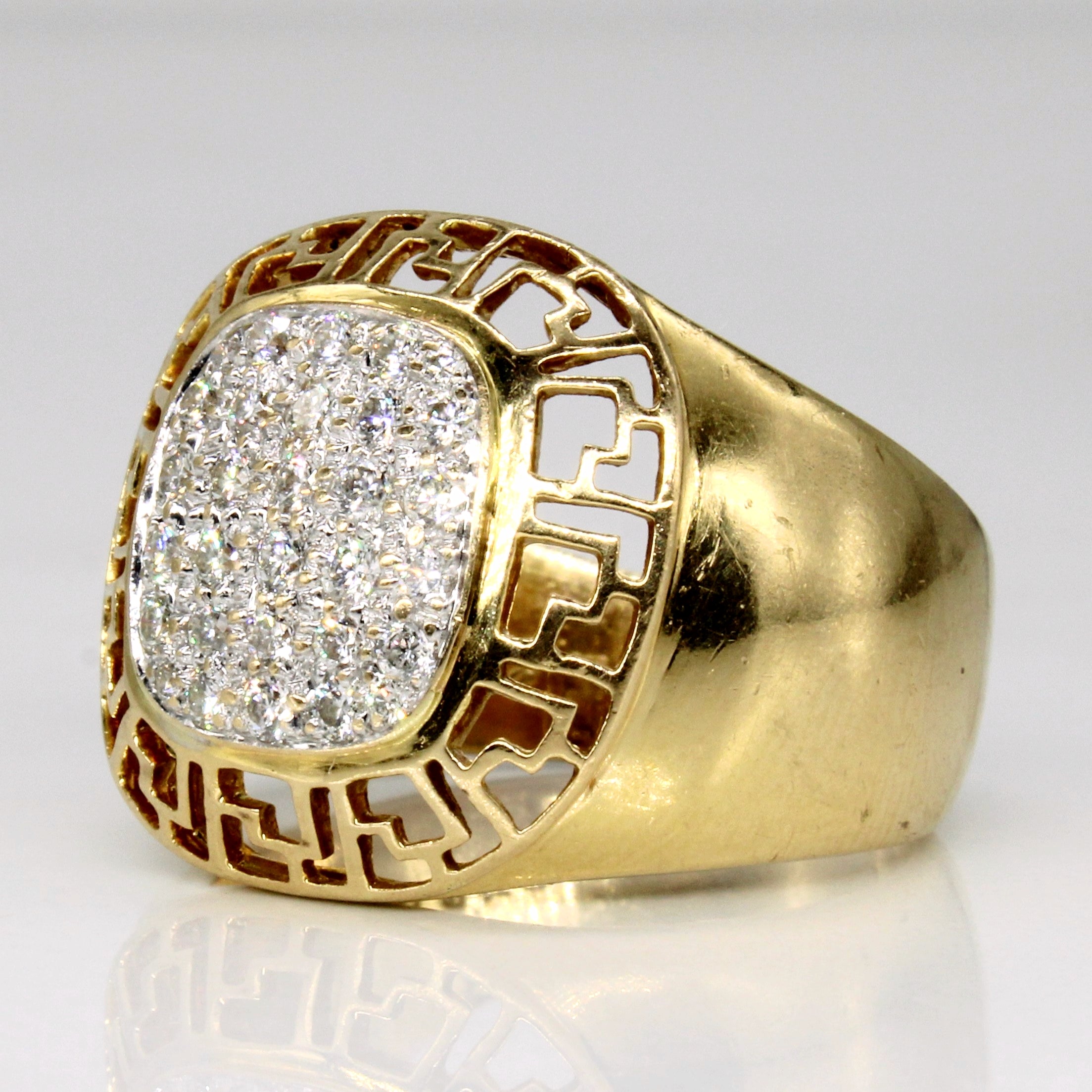 Diamond Pave Ring | 0.58ctw | SZ 9 |
