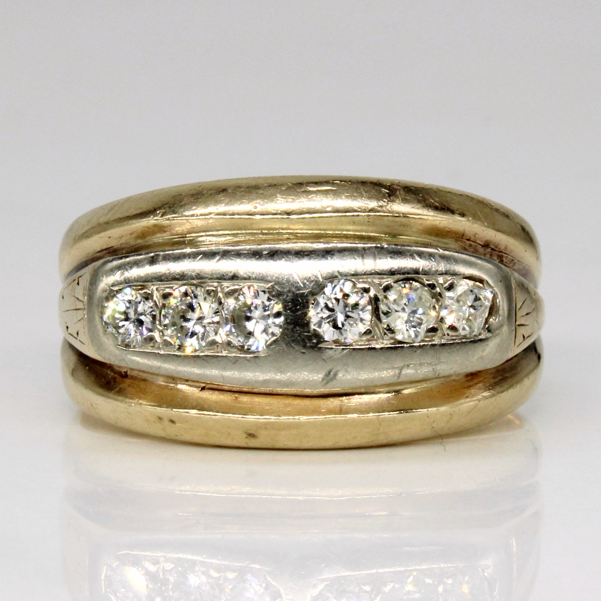 Channel Set Diamond Ring | 0.36ctw | SZ 9.25 |