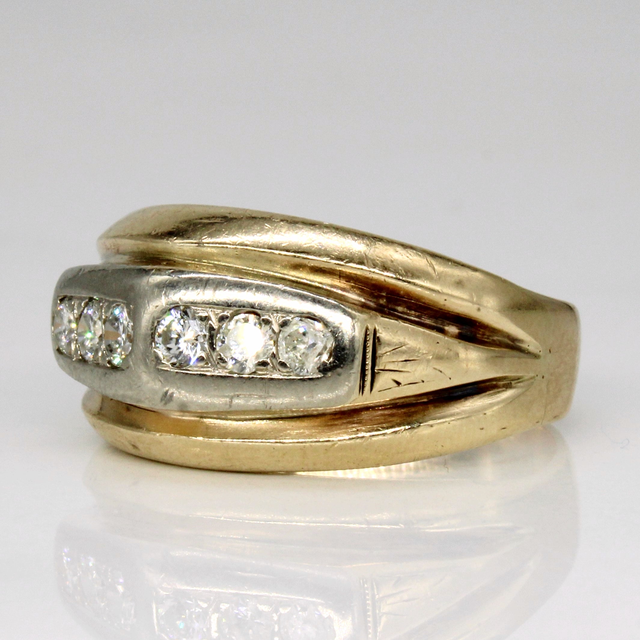 Channel Set Diamond Ring | 0.36ctw | SZ 9.25 |