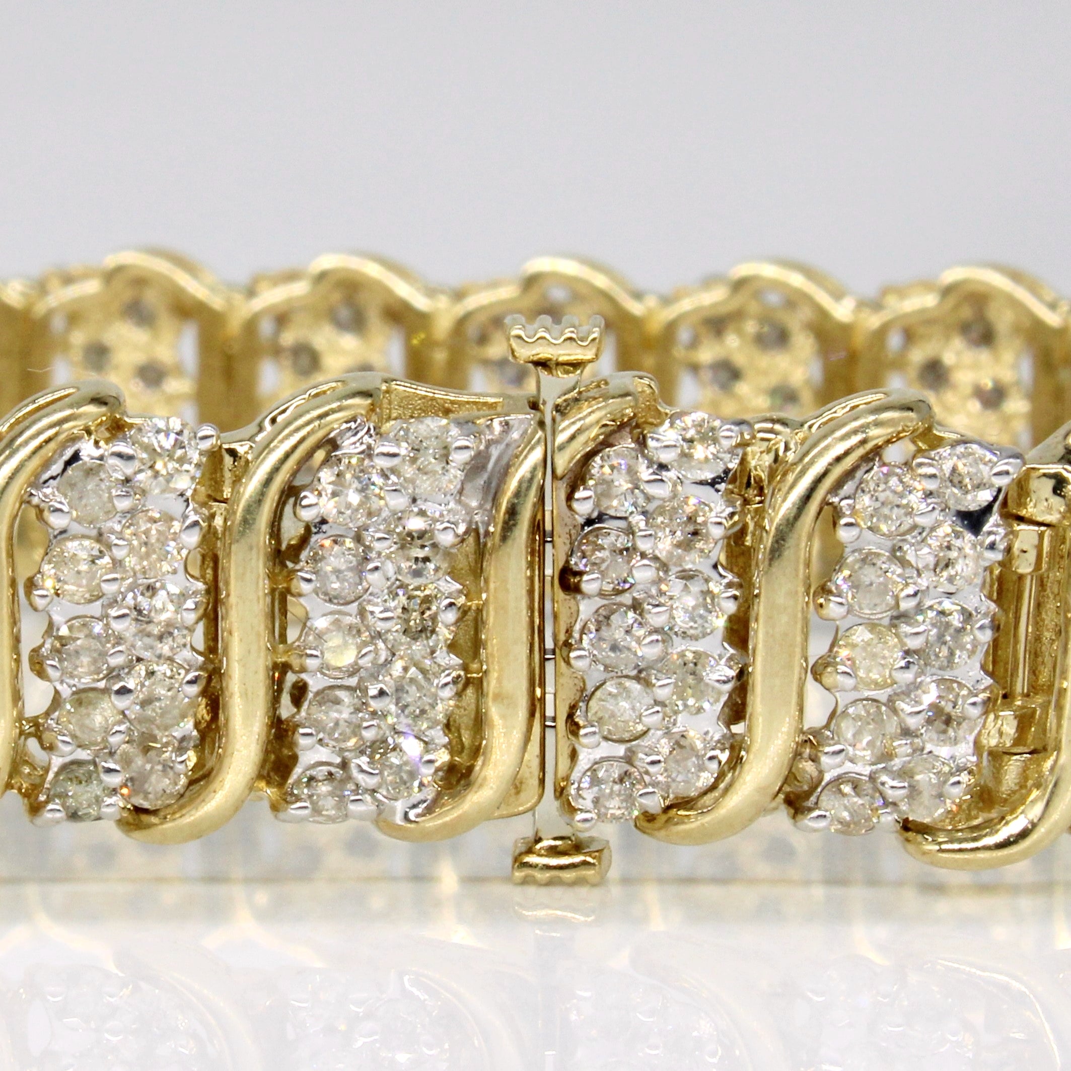 Diamond Cluster Bracelet | 6.00ctw | 7" |
