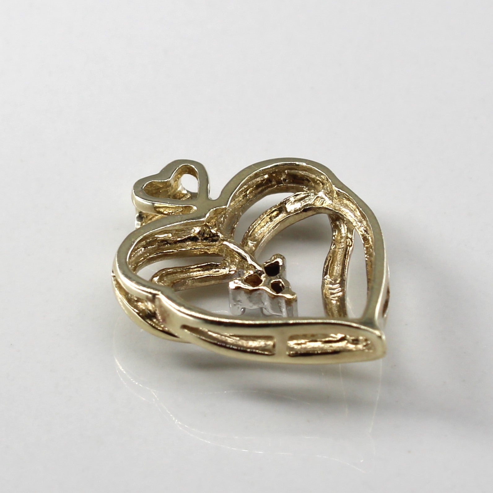 Diamond Heart Pendant | 0.02ctw |