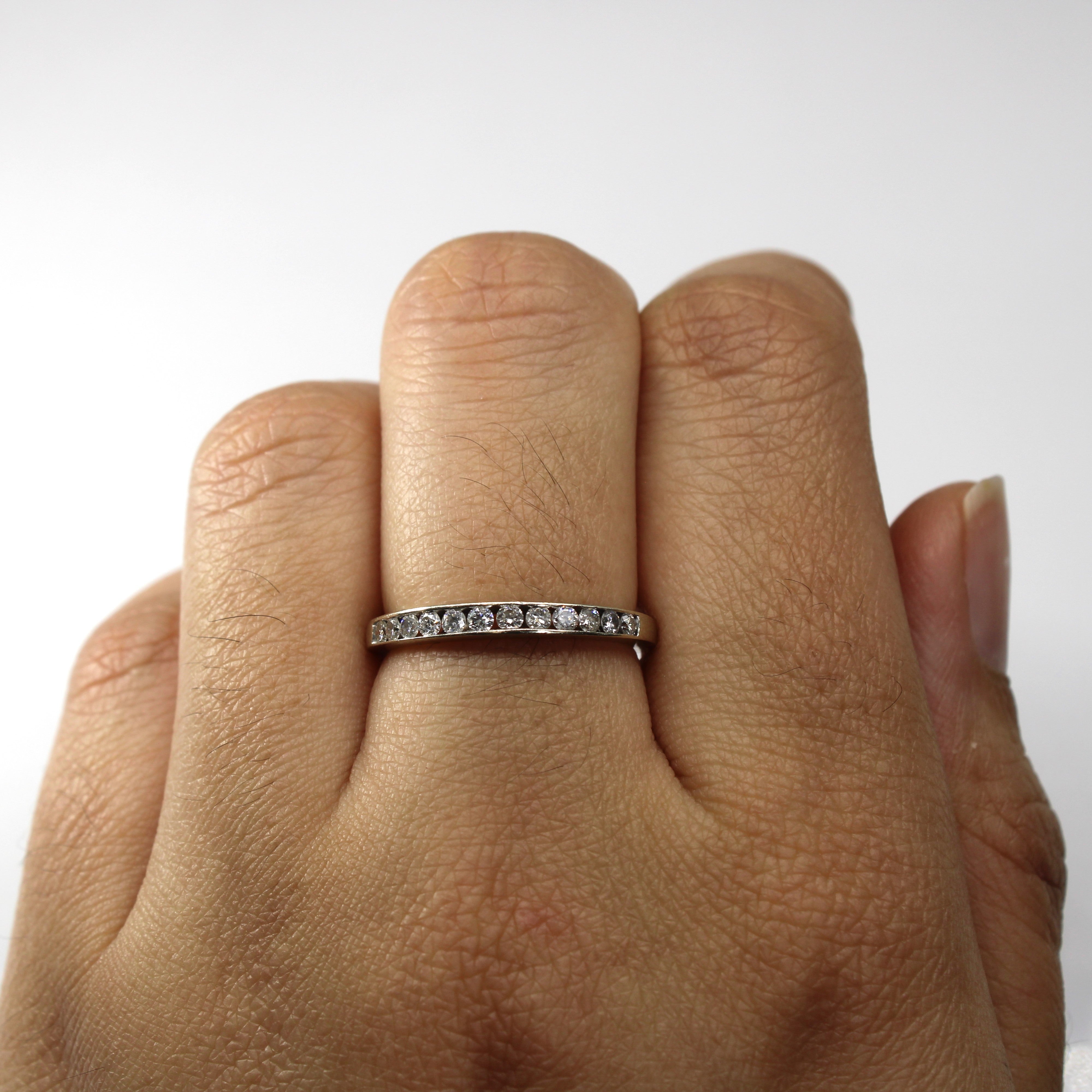Channel Set Diamond Wedding Band | 0.24ctw | SZ 6.25 |