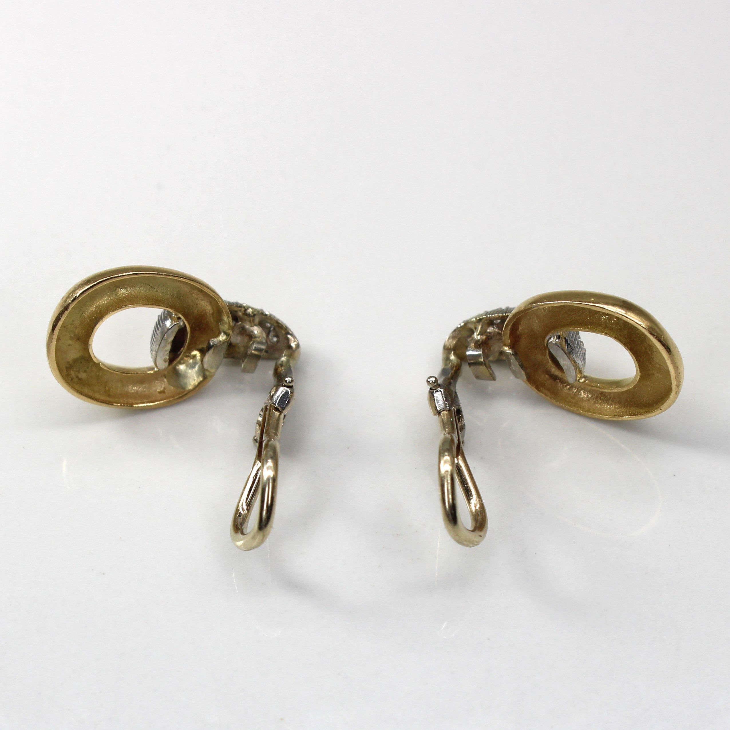 Cluster Set Diamond Clip Earrings | 0.42ctw |