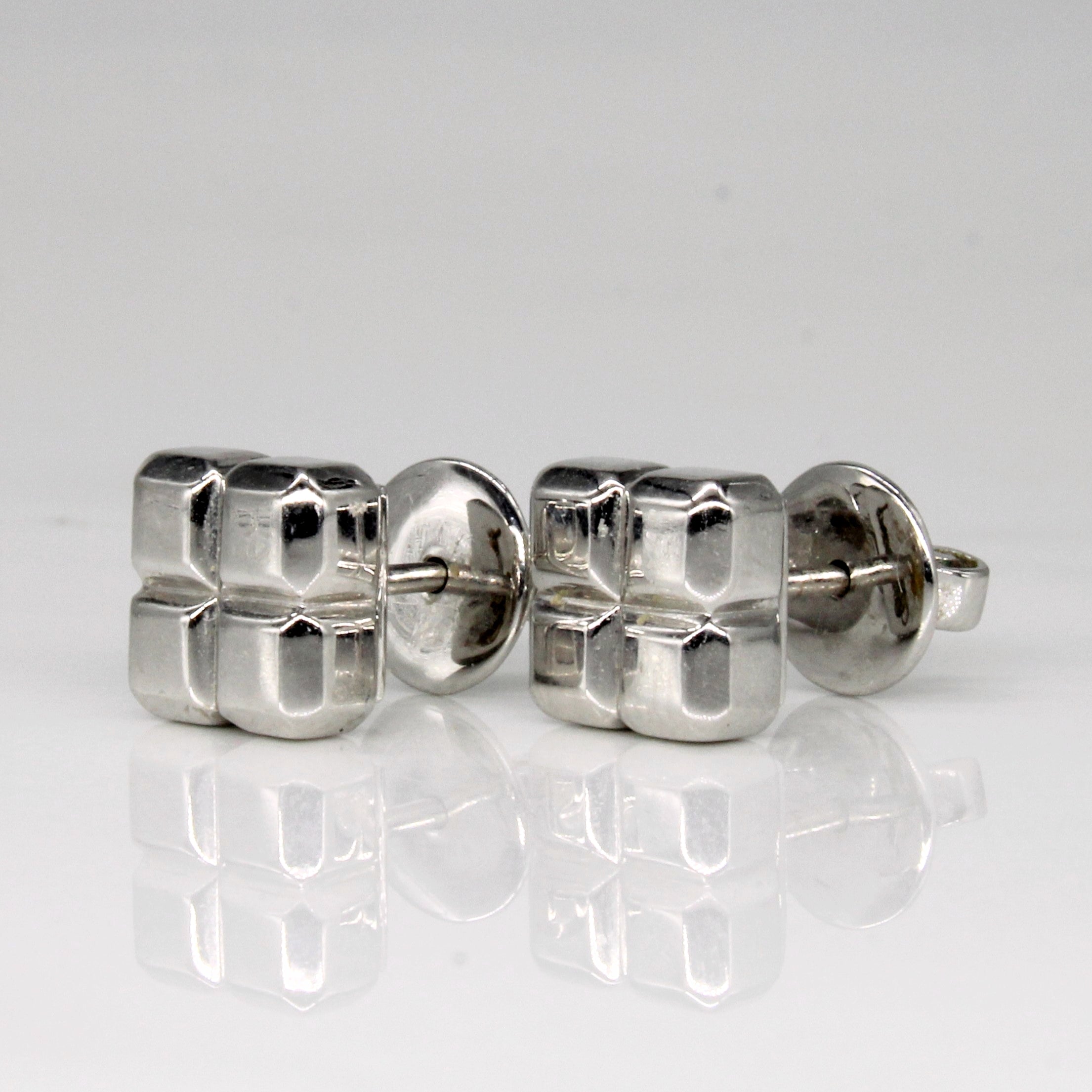 Chopard' 18k White Gold Earrings