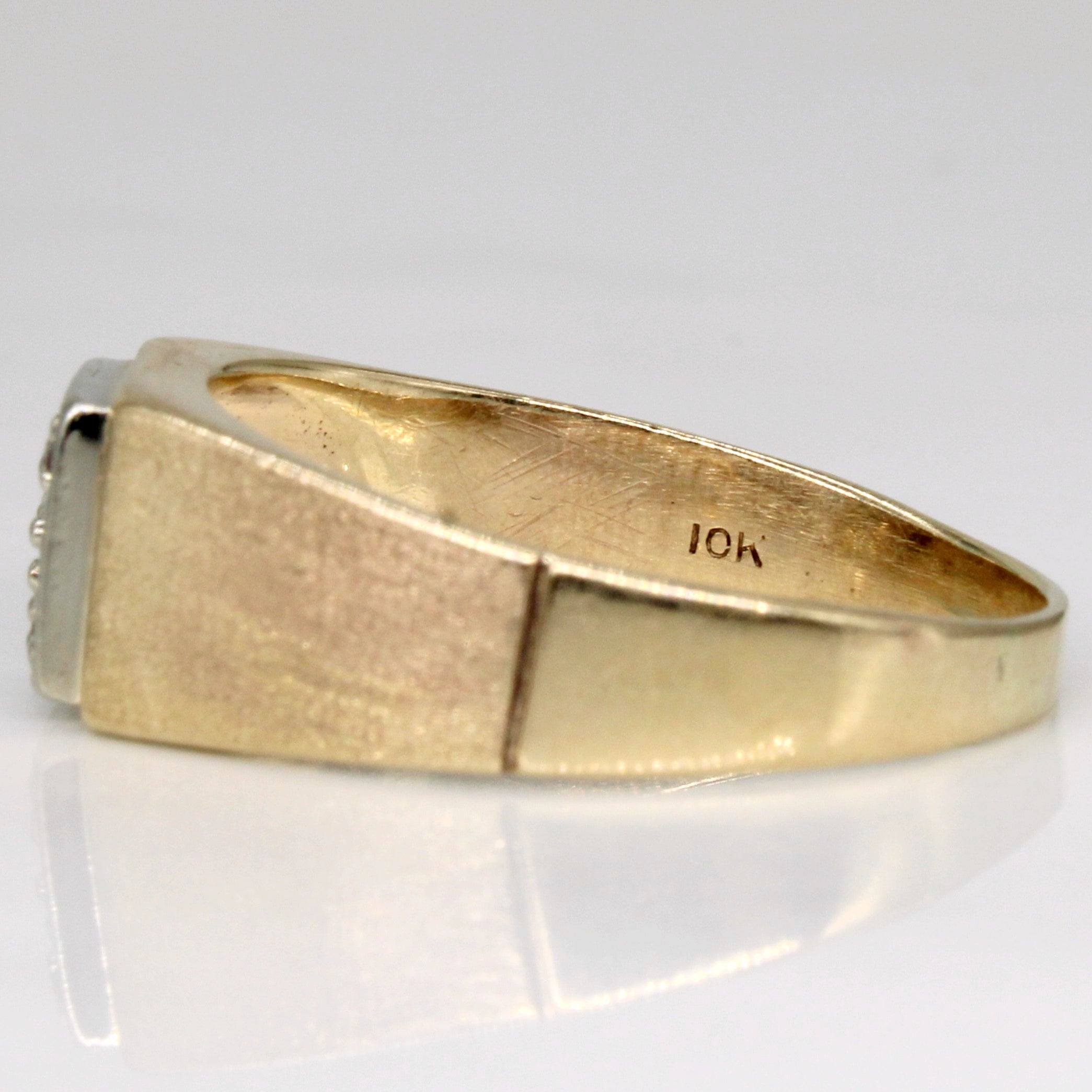Bague sertie de diamants illusion | 0,08 ct | Taille 10 |