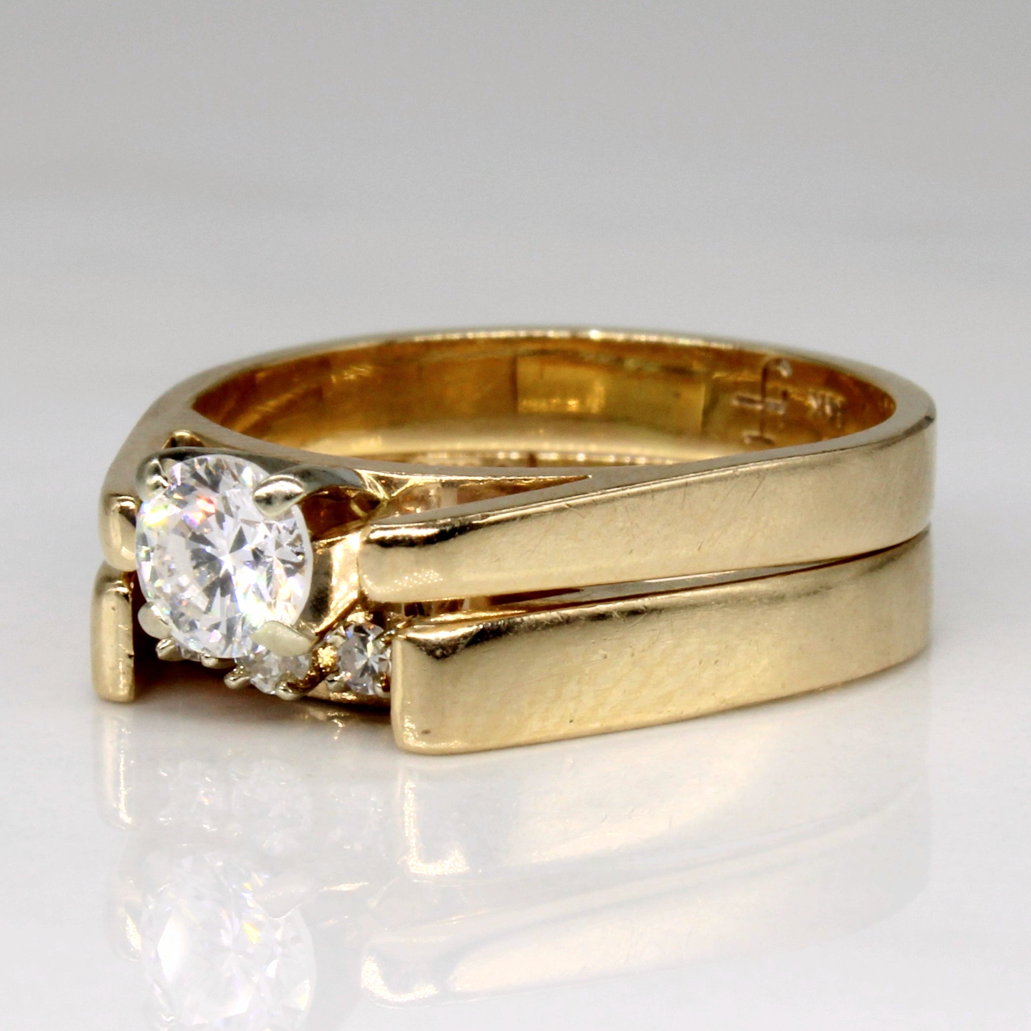 Diamond Wedding Ring Set | 0.45ctw | SZ 5.75 |
