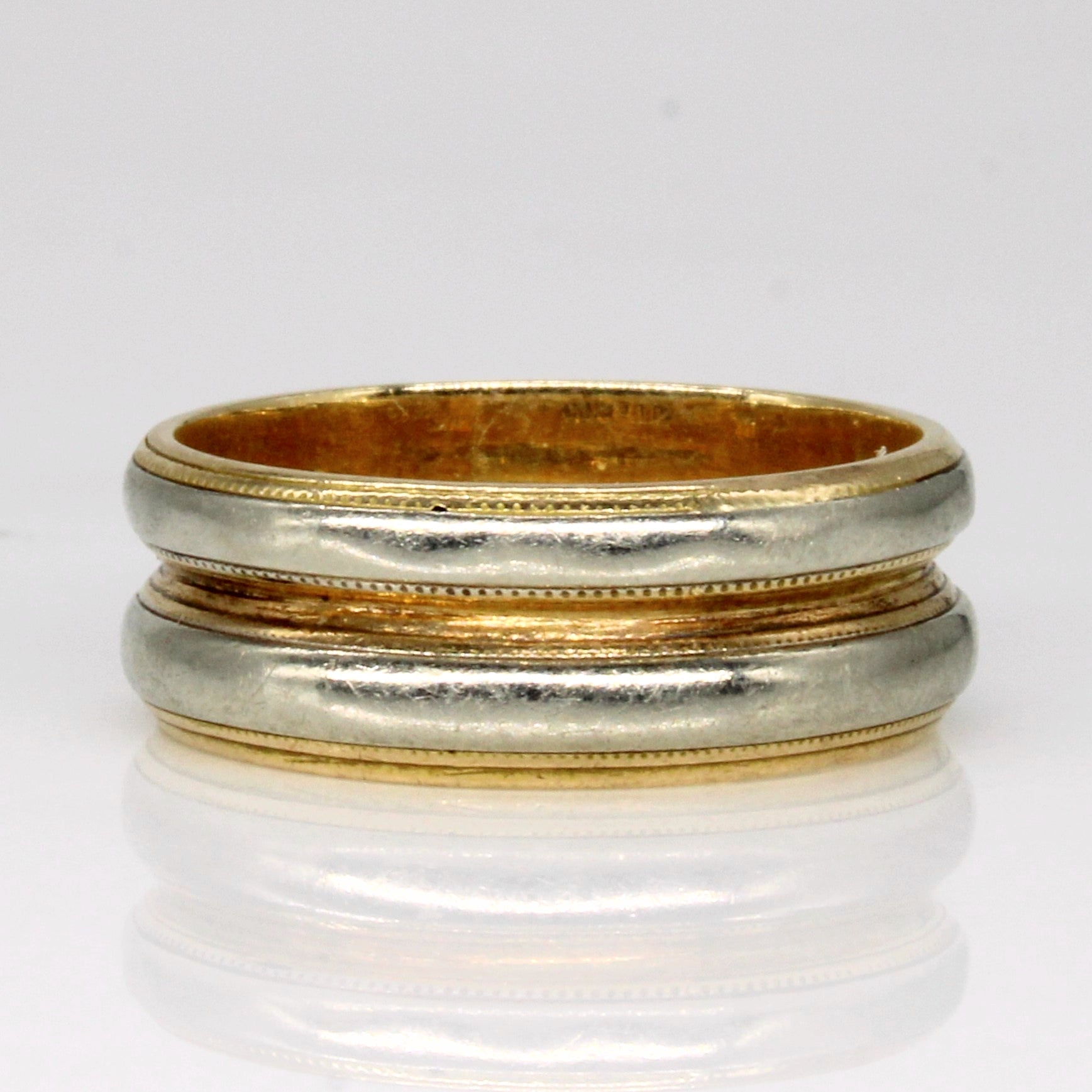 Two Tone Gold Band | SZ 7 |