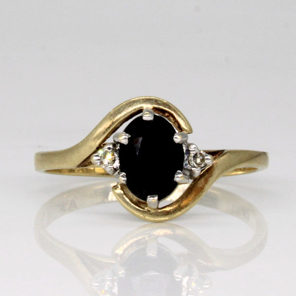 Sapphire & Diamond Ring | 0.80ct, 0.02ctw | SZ 7.25 |