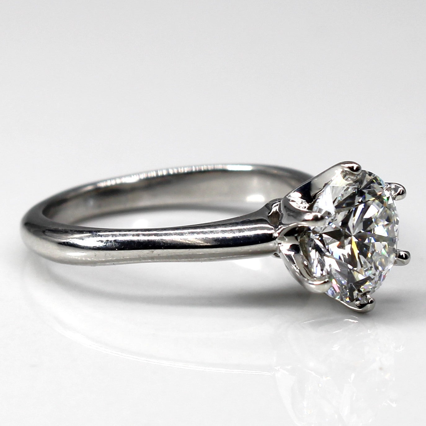 GIA Certified Solitaire Diamond Engagement Ring | 1.59ct VS2 D Ex | SZ 5 |
