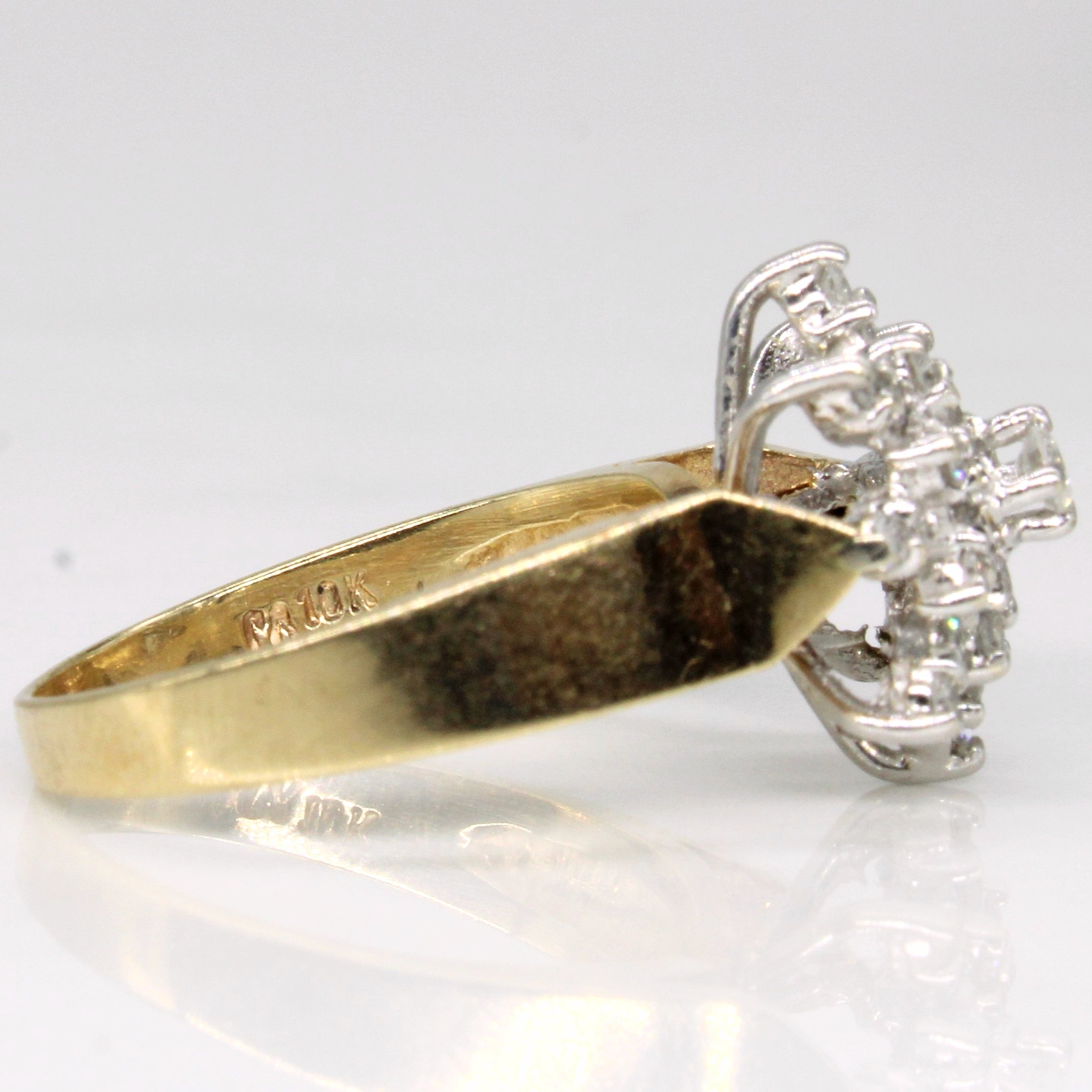 Diamond Cocktail Ring | 0.35ctw | SZ 5.25 |