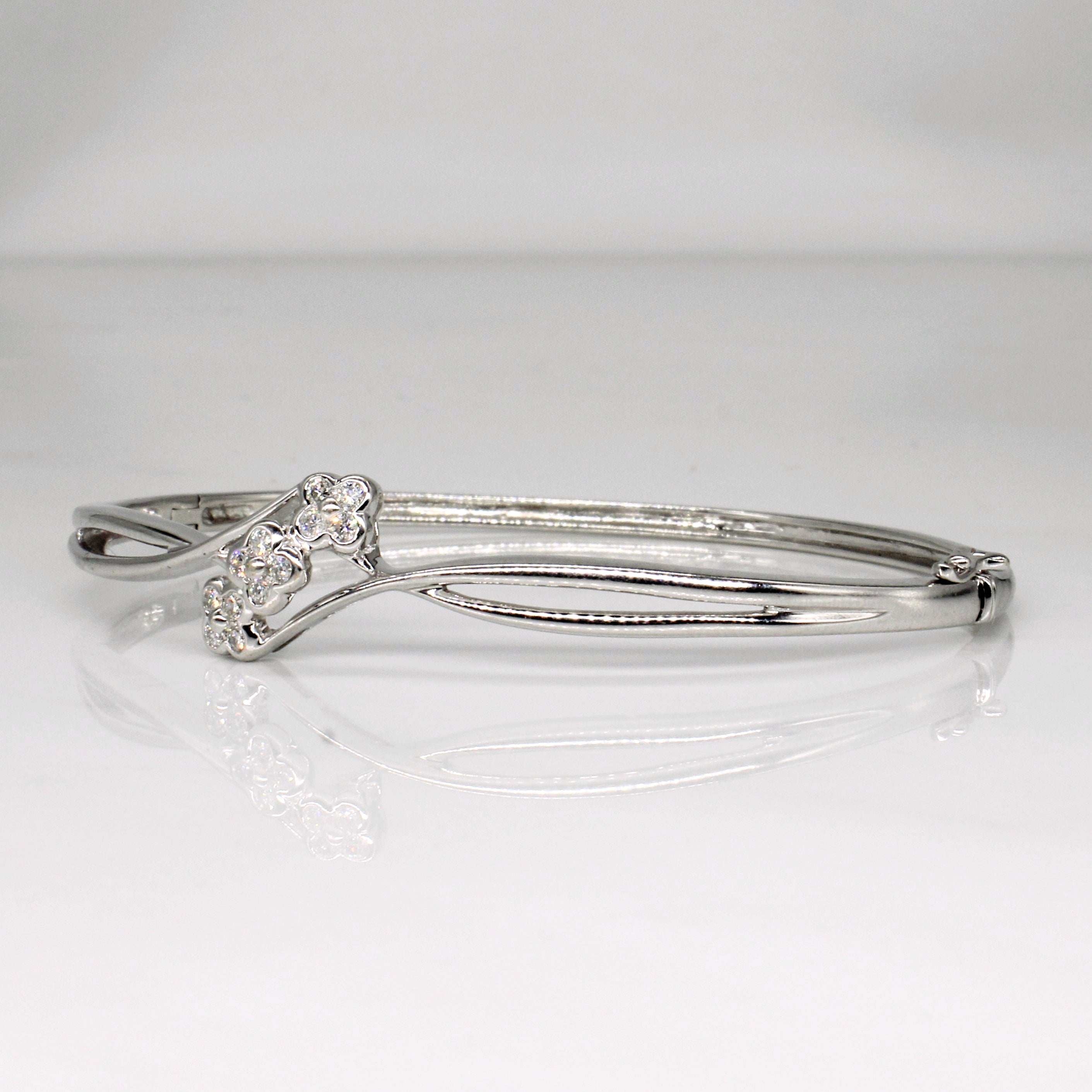 Diamond Flower Bracelet | 0.24ctw | 7" |