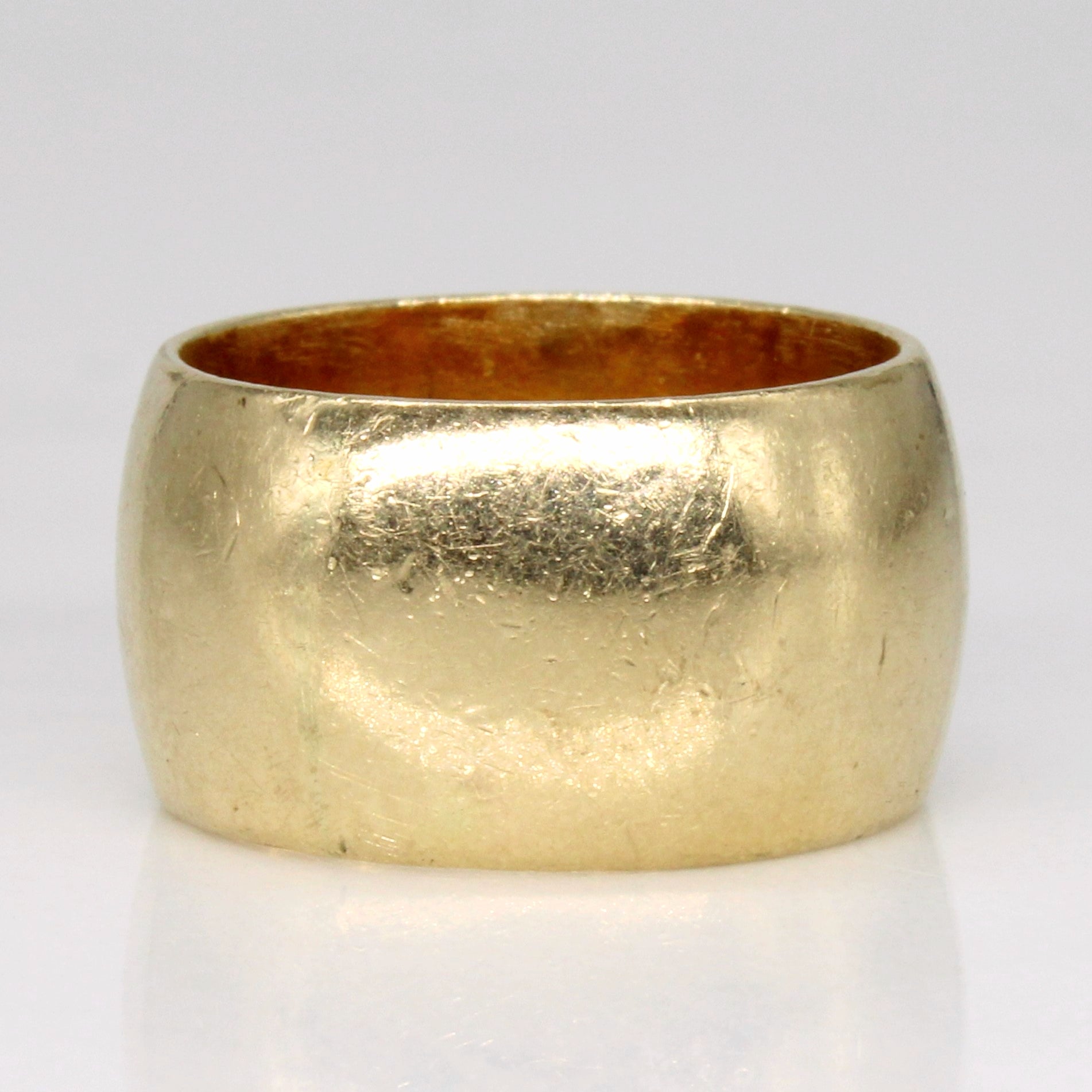 Bague de cigare en or jaune 18 carats | Taille 5 |
