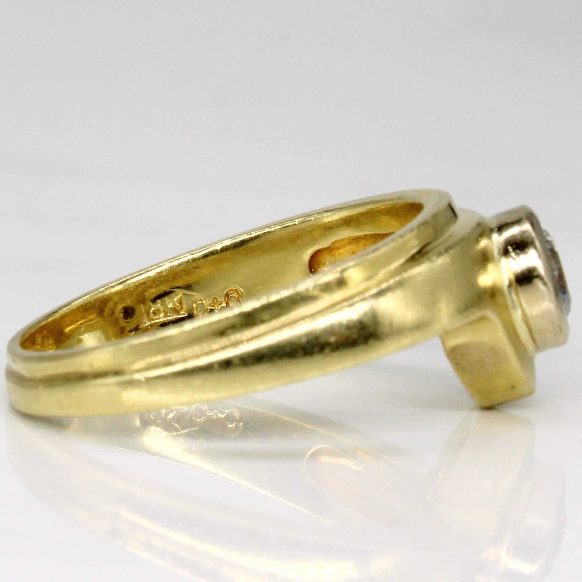 Illusion Set Diamond Ring | 0.32ct | SZ 6.75 |