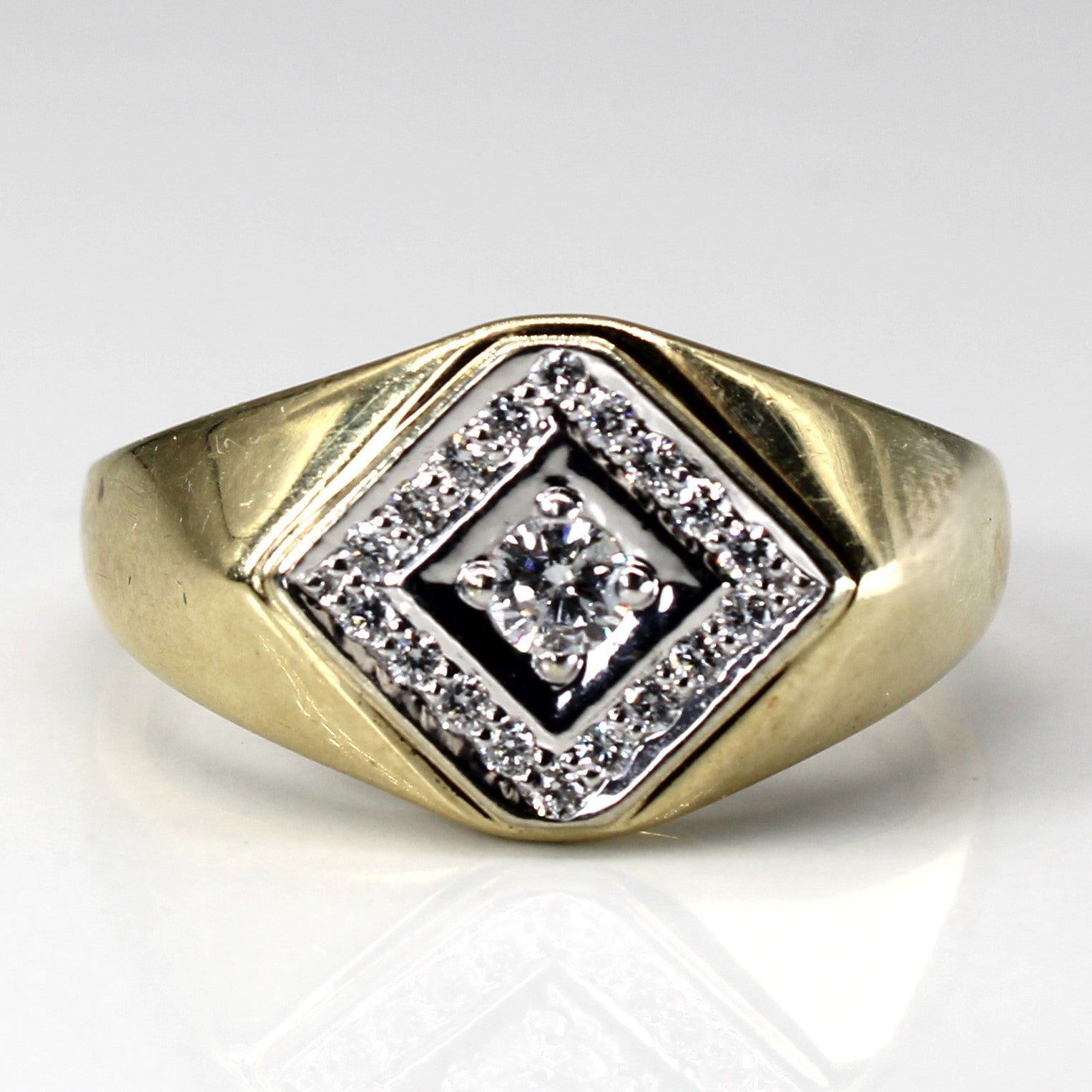 Cluster Diamond Cocktail Ring | 0.32ctw | SZ 10.75 |