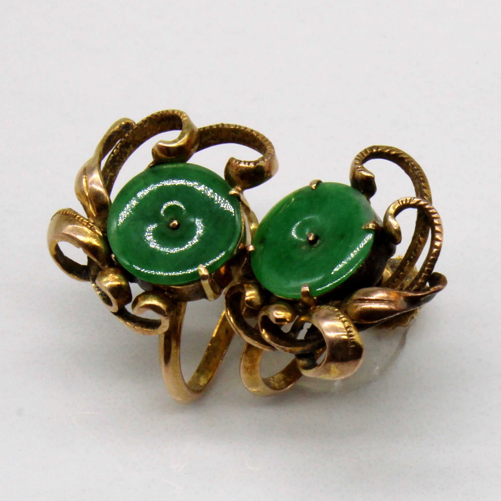 Jadeite Screw Back Clip On Earrings | 1.00ctw |
