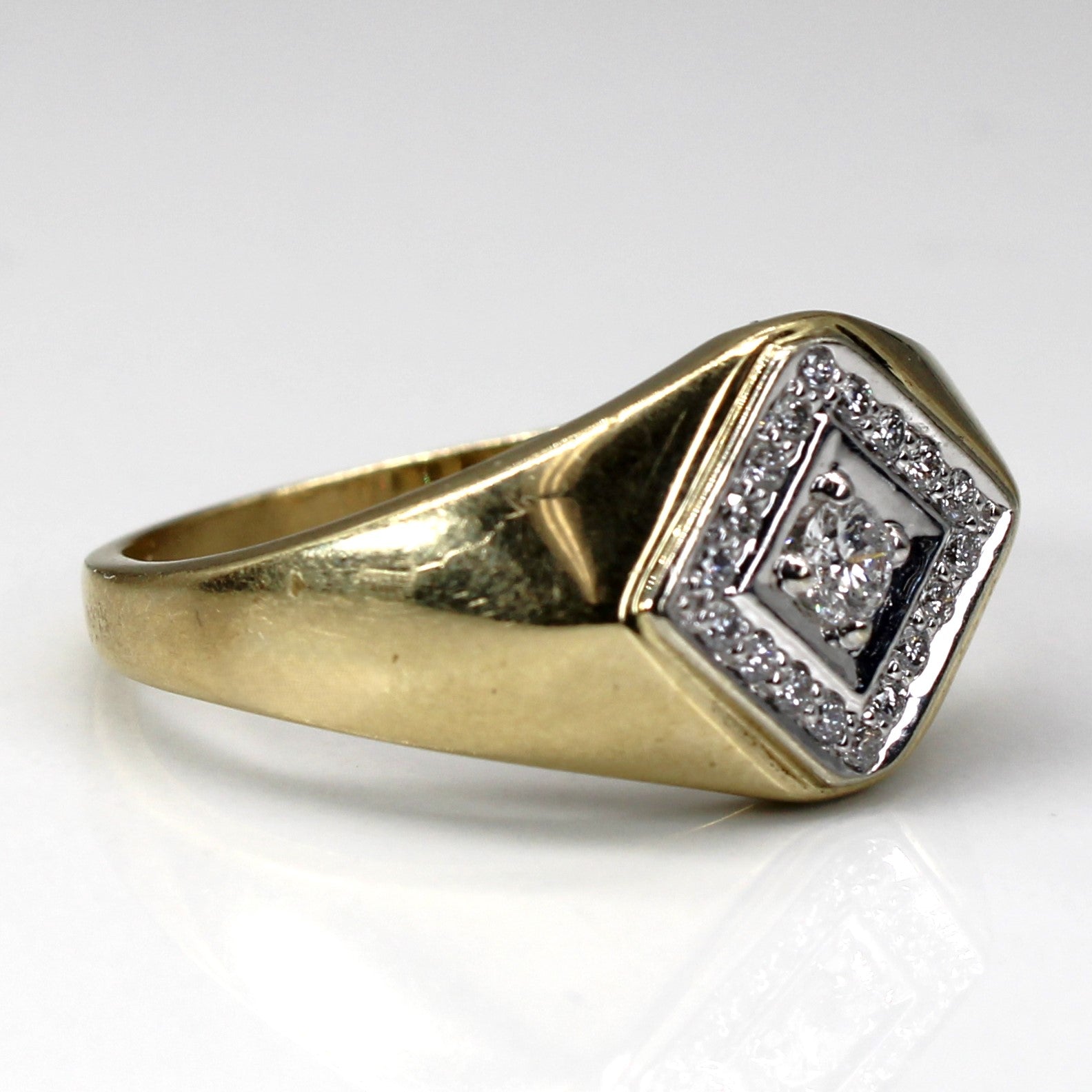 Cluster Diamond Cocktail Ring | 0.32ctw | SZ 10.75 |