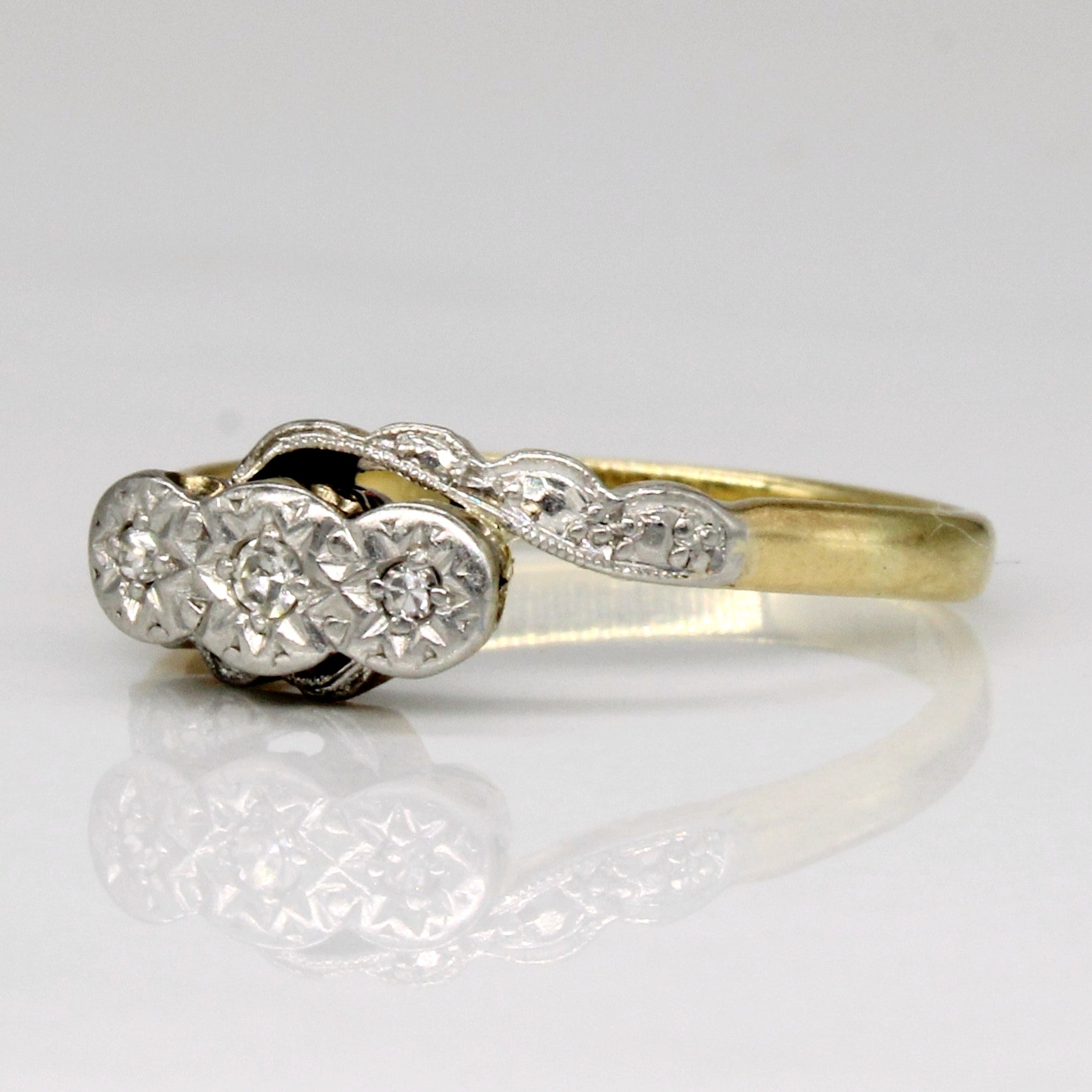 Illusion Set Diamond Ring | 0.03ctw | SZ 6.25 |