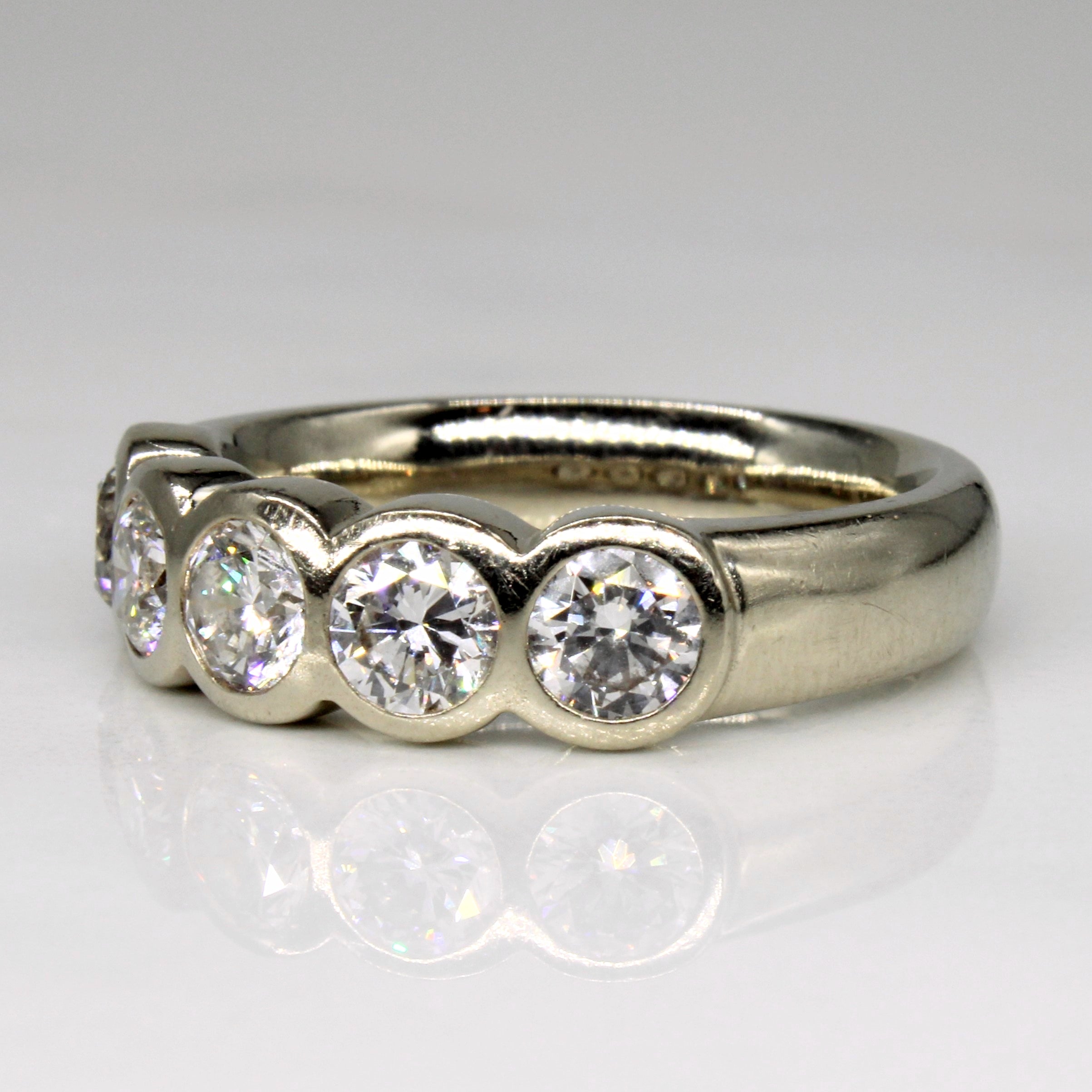 Bague sertie de diamants | 1,57 ct | Taille 7 |