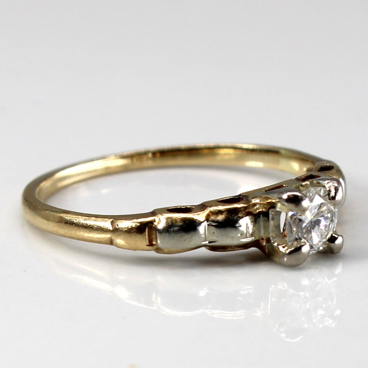 Solitaire Diamond Ring | 0.18ct | SZ 5 |