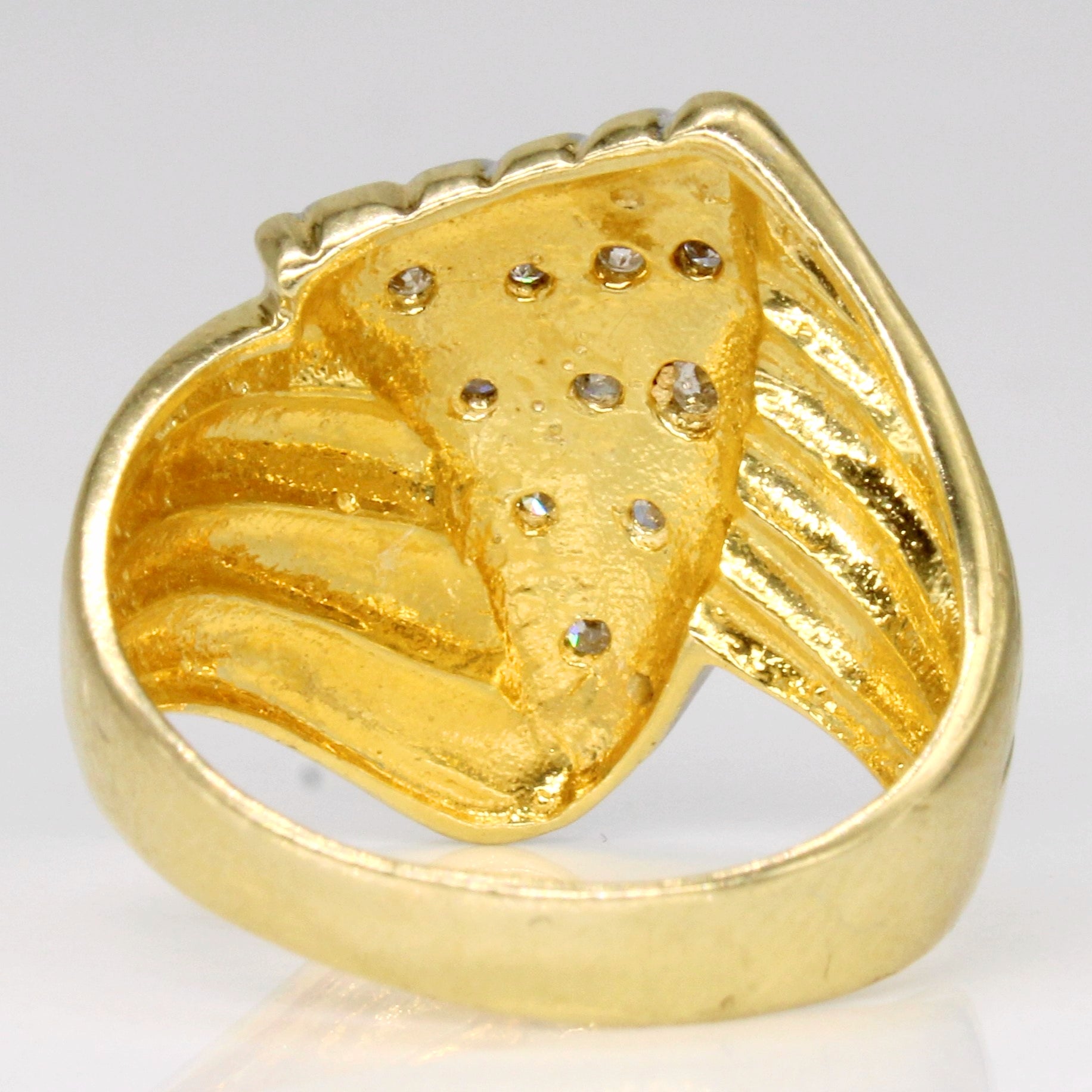 Diamond Waterfall Ring | 0.10ctw | SZ 7.25 |