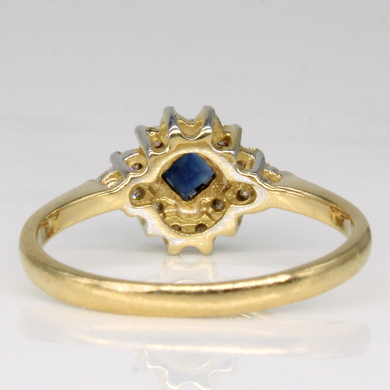 Sapphire & Diamond Ring | 0.22ct, 0.14ctw | SZ 6.25 |