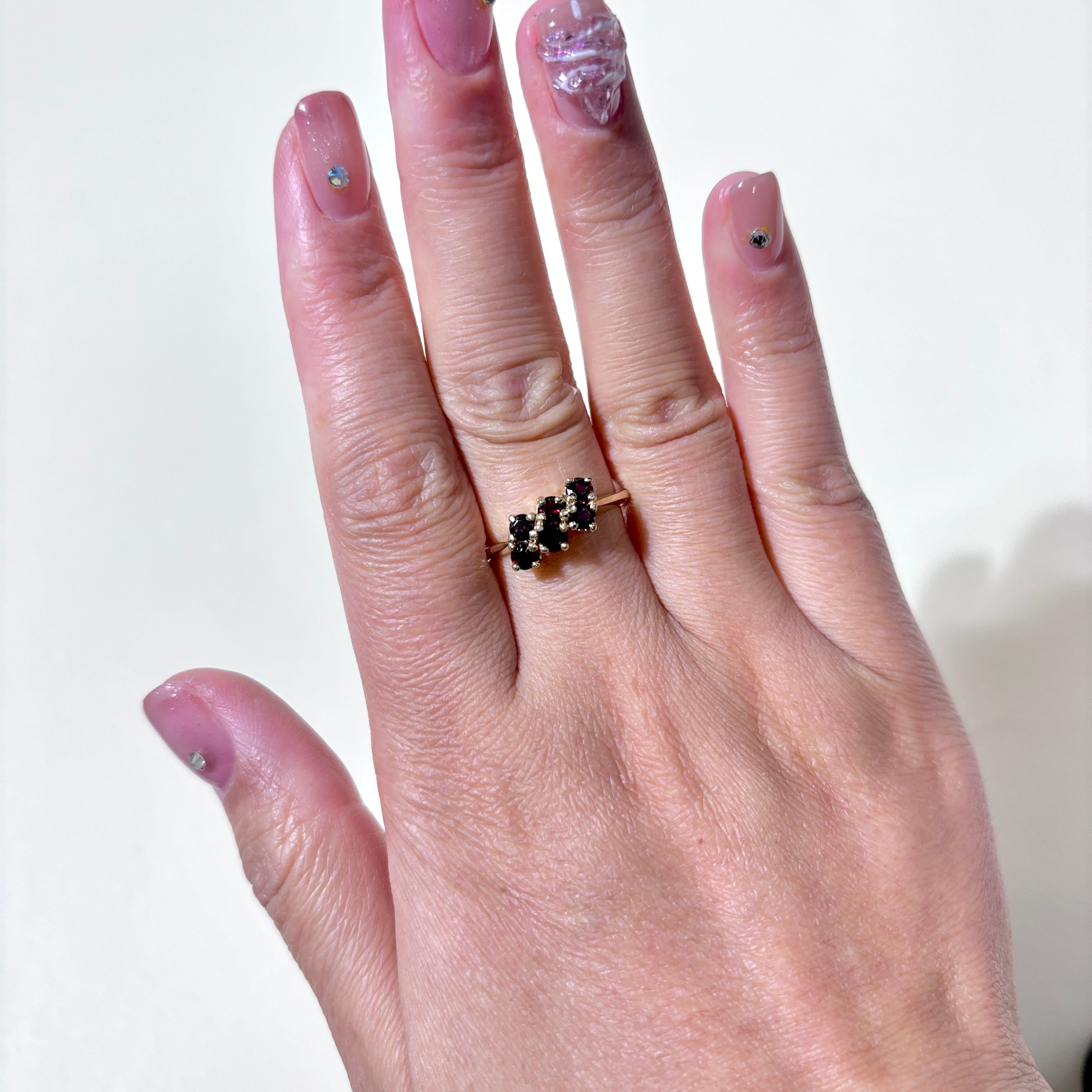 14K Yellow Gold Garnet Ring | 0.78ctw | SZ 8.75 |