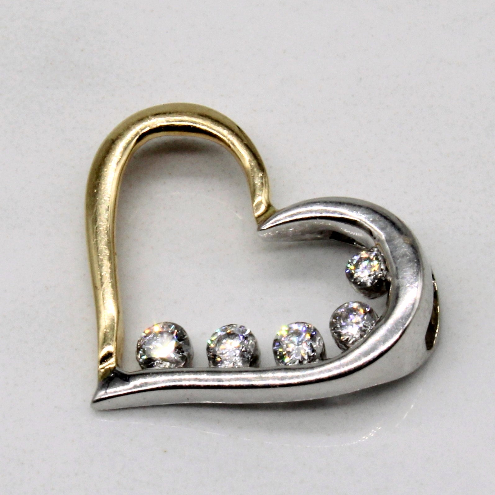 Diamond Heart Pendant | 0.21ctw |